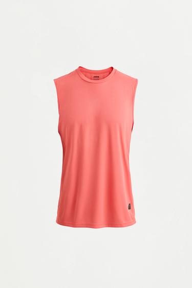 Sleeveless sports T-shirt — BUBBLEGUM PINK 6
