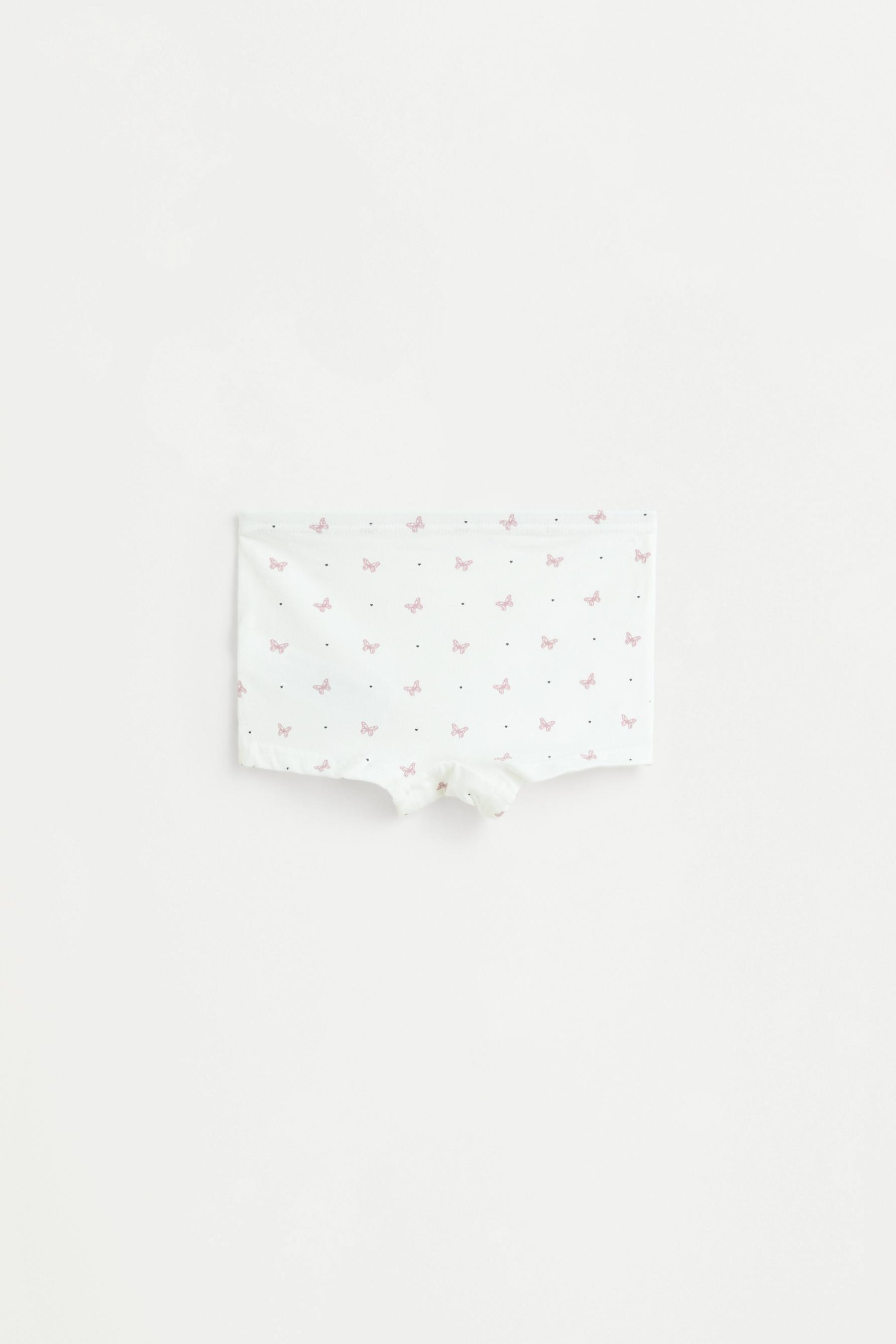 Butterfly Print Boxer Briefs (5-Pack) — LILAC/WHITE