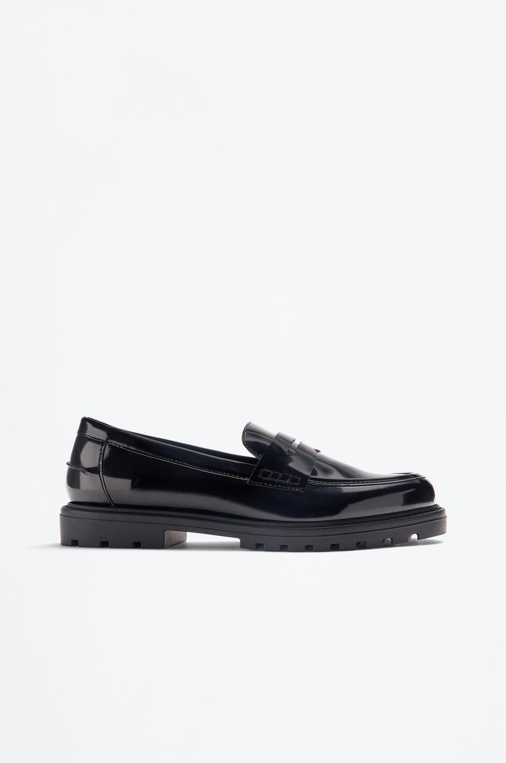 Mocassino con suola track