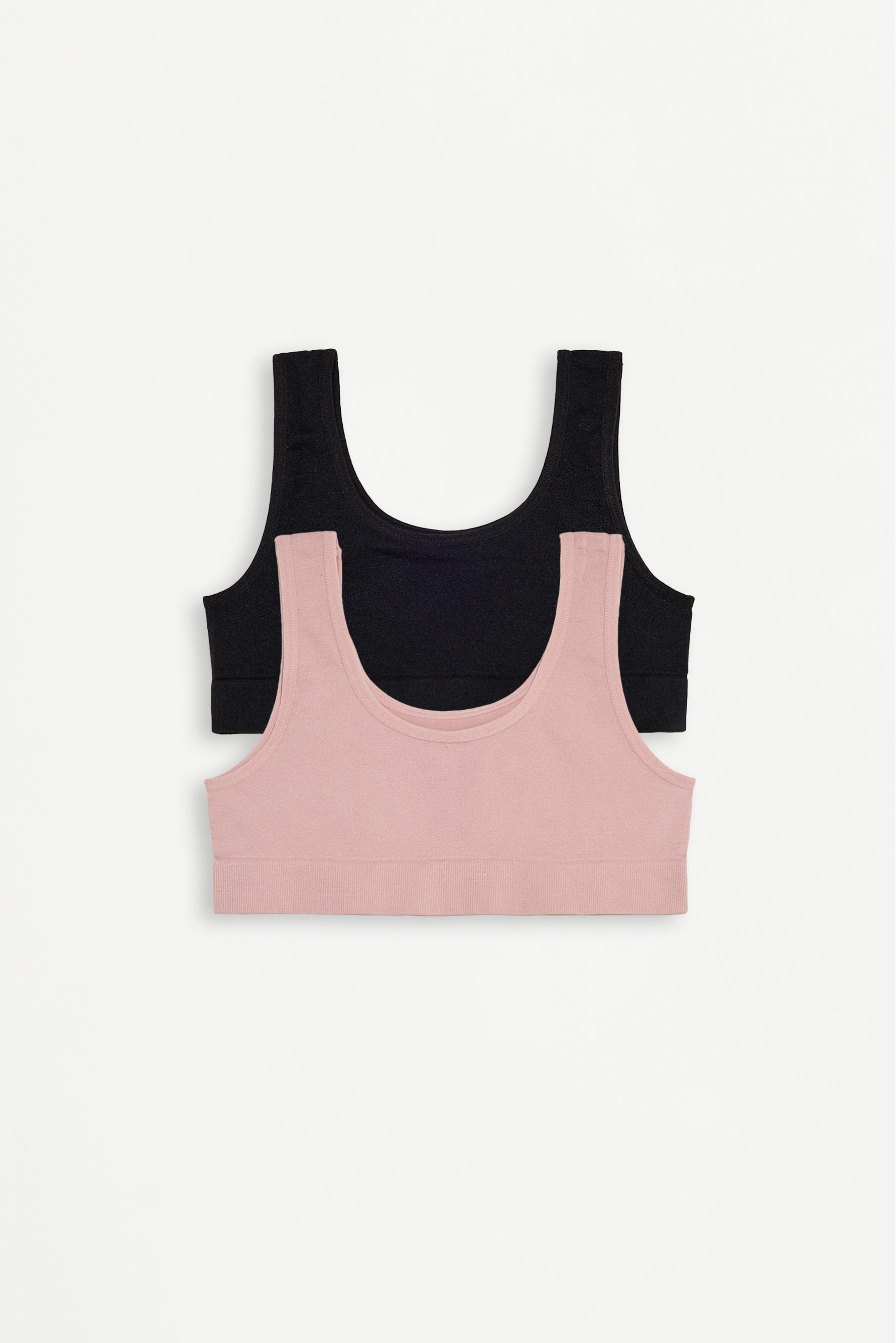2-pack of seamless tops — MEDIUM PINK
