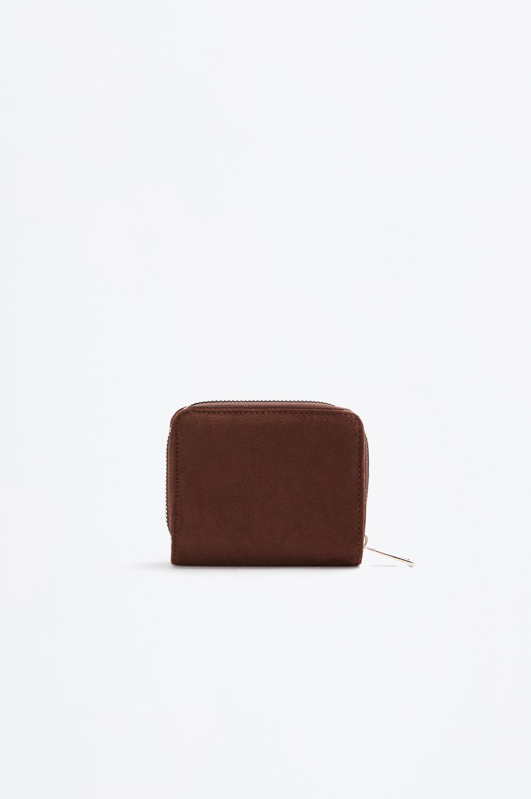 Studded wallet — BROWN