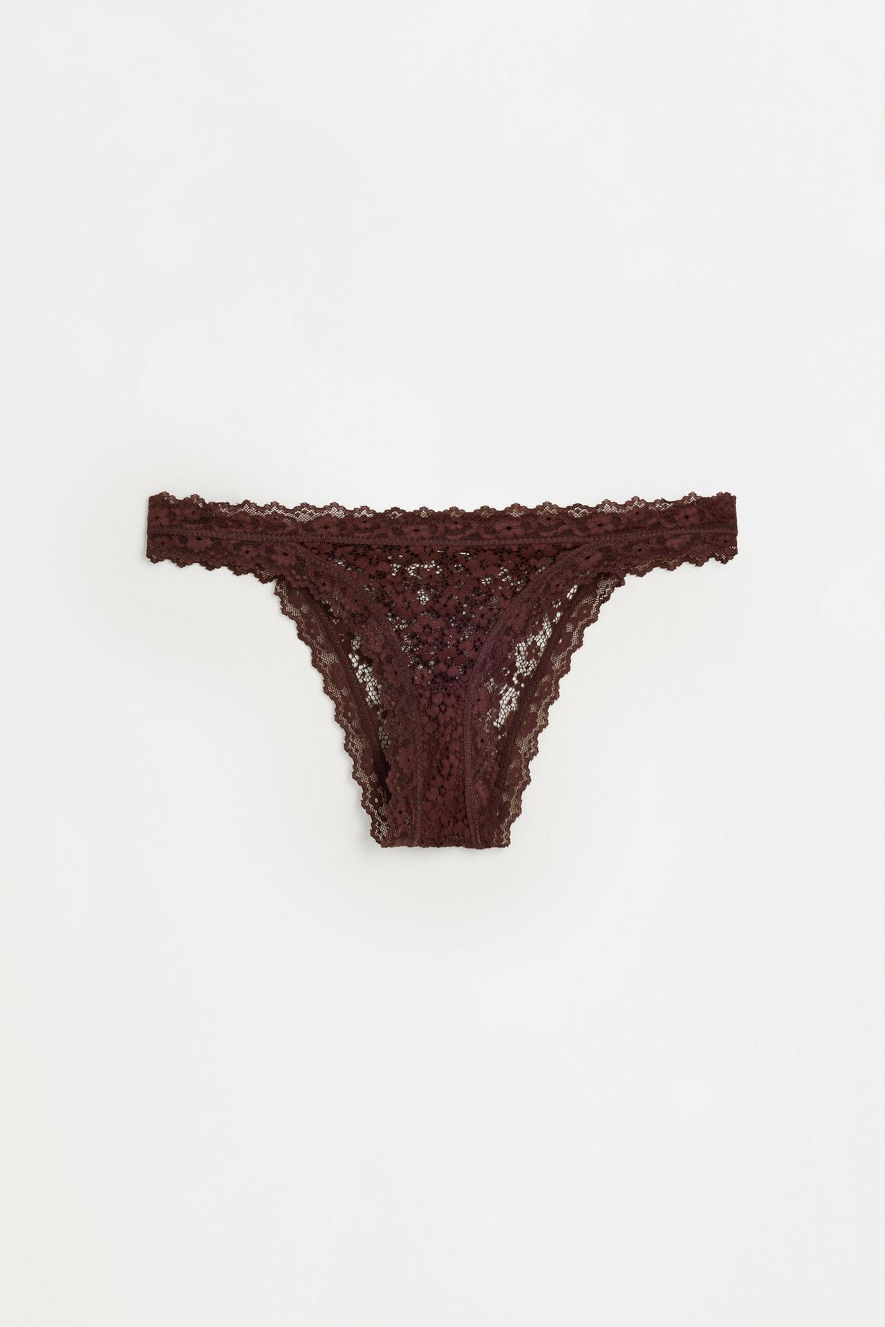 Classic Lace Briefs (2-Pack) — BURGUNDY