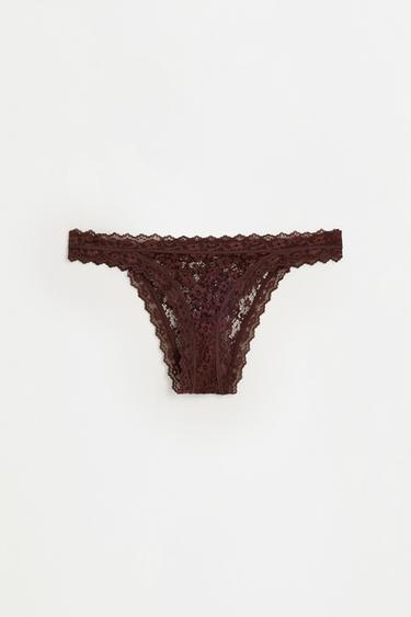 Classic Lace Briefs (2-Pack) — BURGUNDY 8