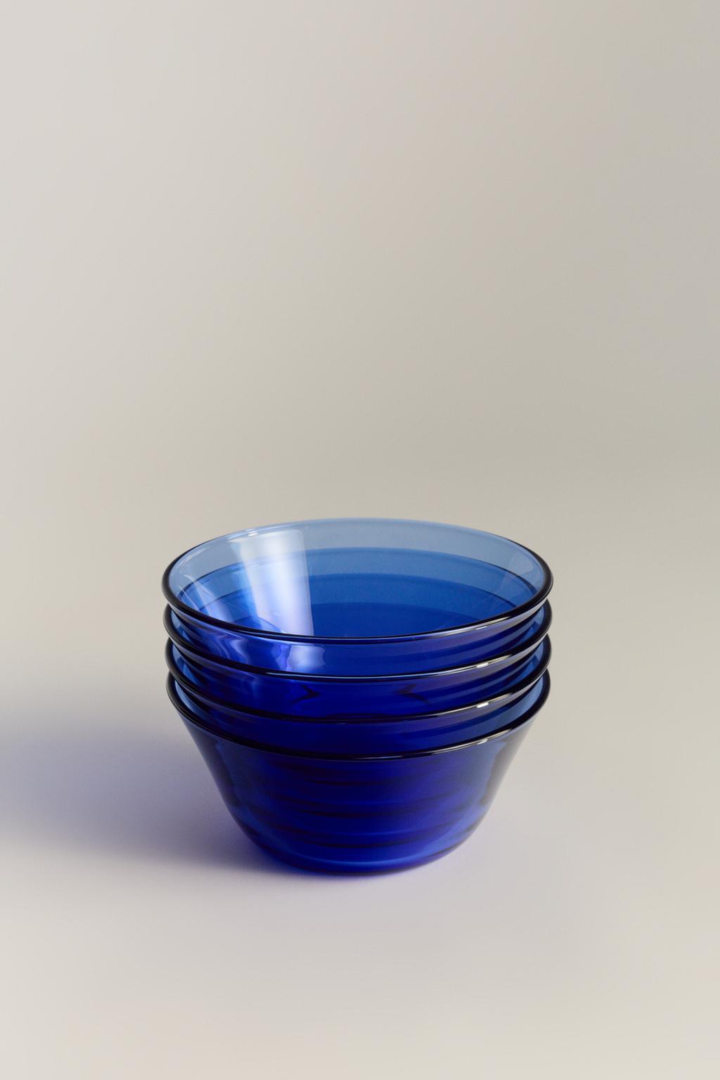 Paquet 4 bols borosilicat color 17,8 cm