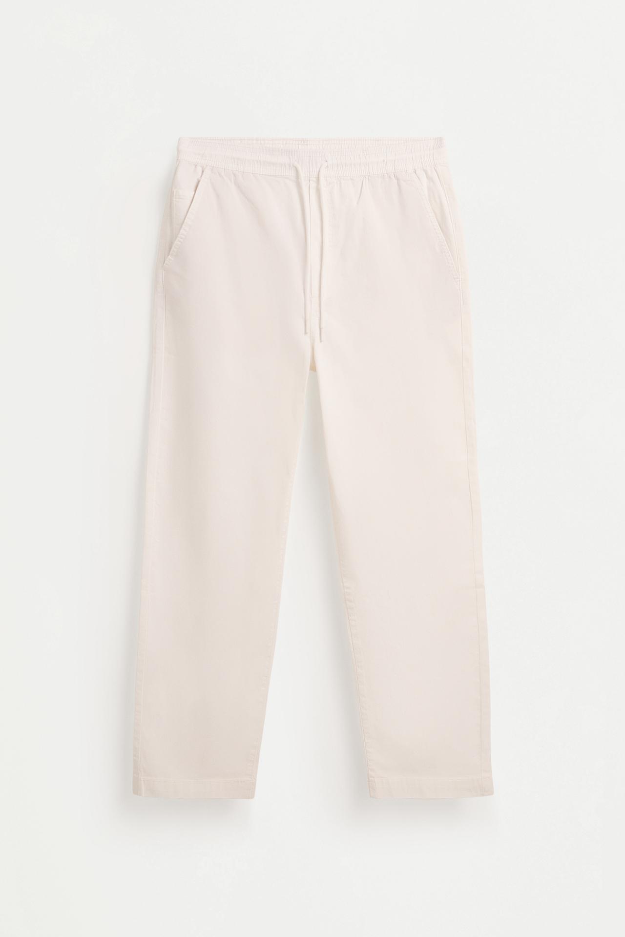 Slim fit jogger trousers — WHITE