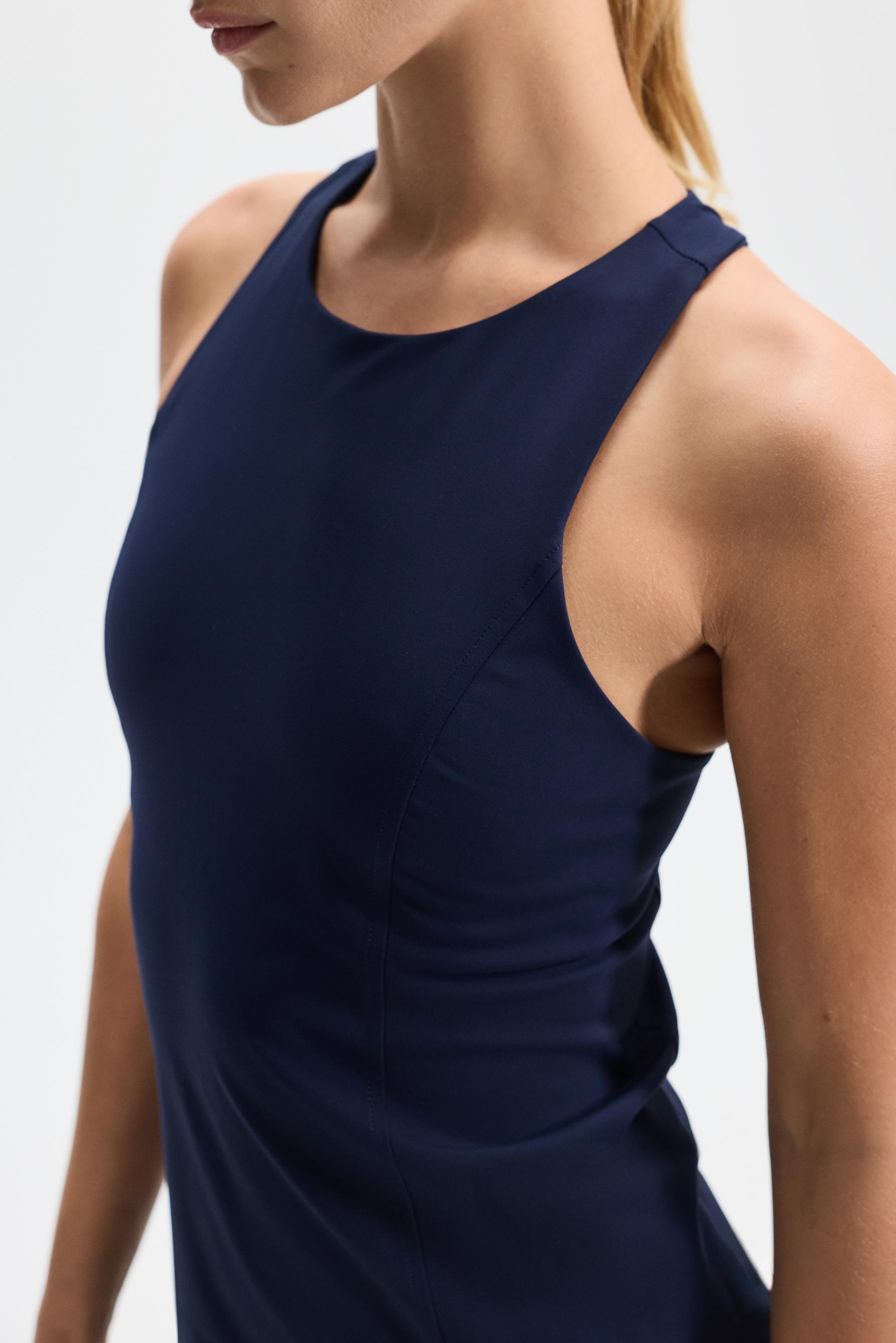 Racerback sports top — DARK BLUE