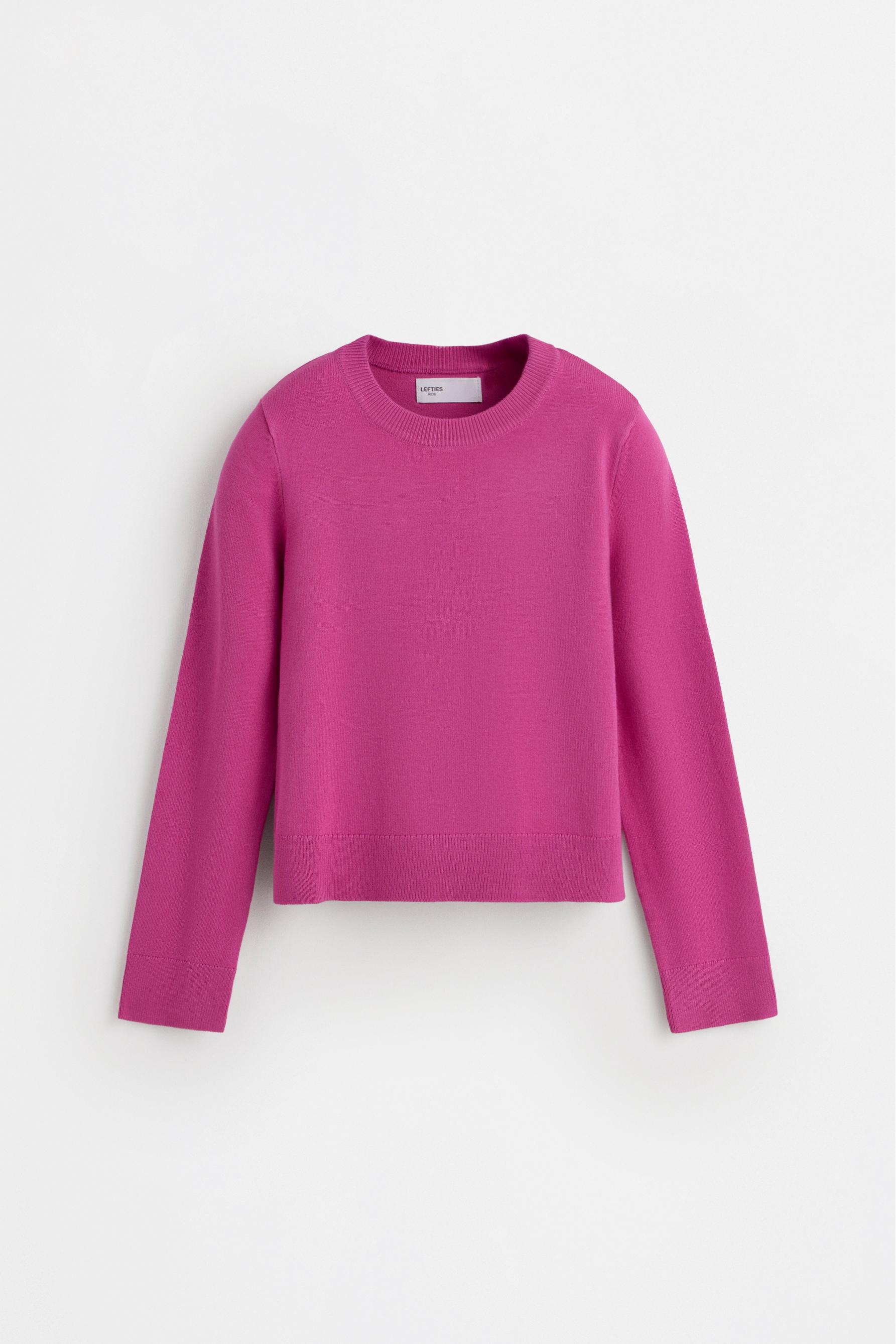 Knit sweater — FUCHSIA
