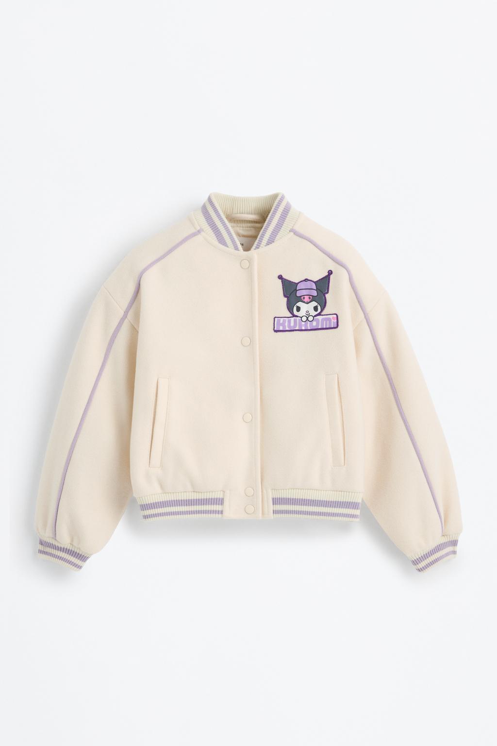 Kuromi Hello Kitty ©SANRIO Cloth Bomber Jacket
