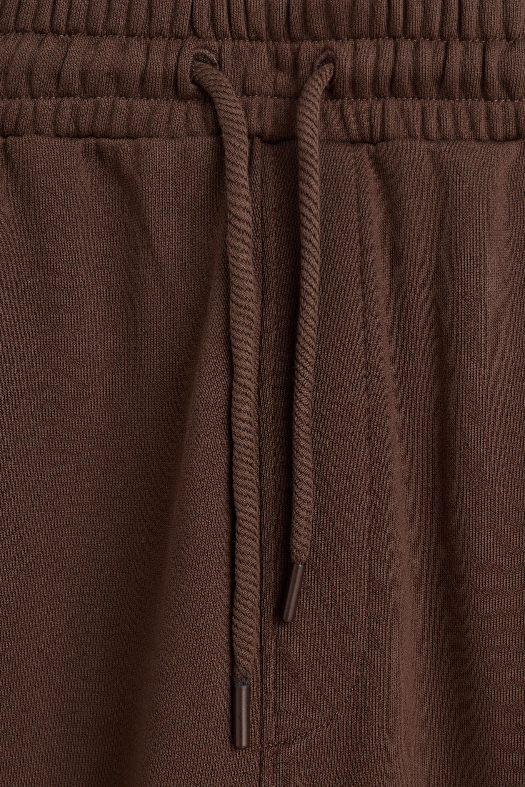 Barrel tracksuit trousers — CHOCOLATE