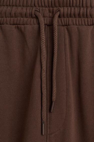 Barrel-fit tracksuit trousers — CHOCOLATE 7