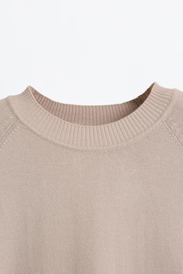 Round neck sweater — SAND MARL 7