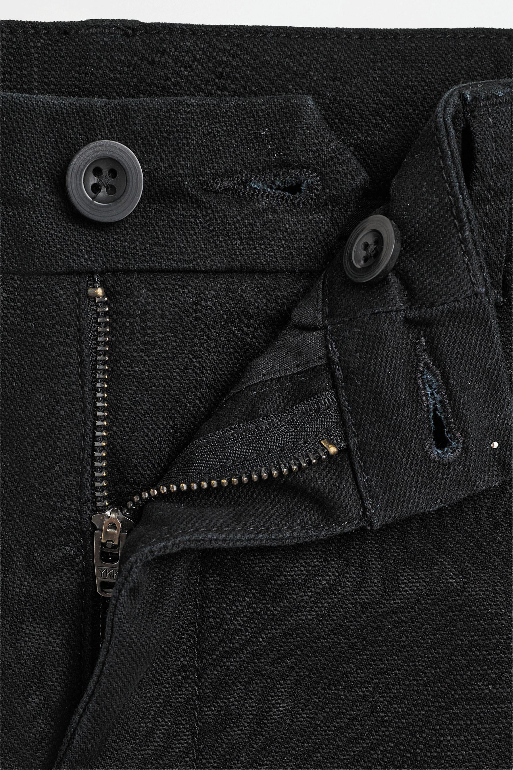 Slim fit chino trousers — BLACK