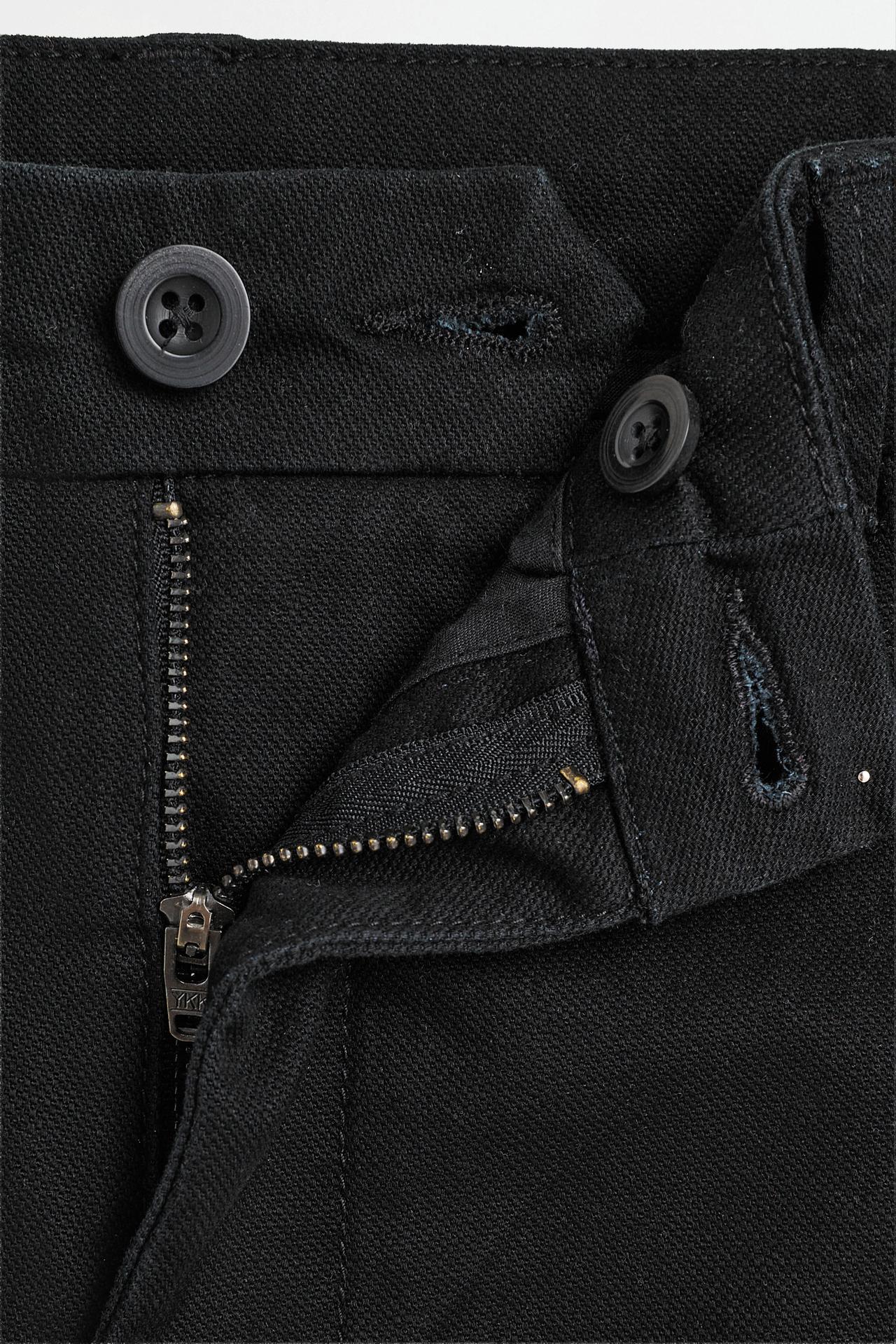Slim fit chino trousers — BLACK