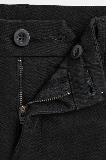 Slim fit chino trousers — BLACK 7