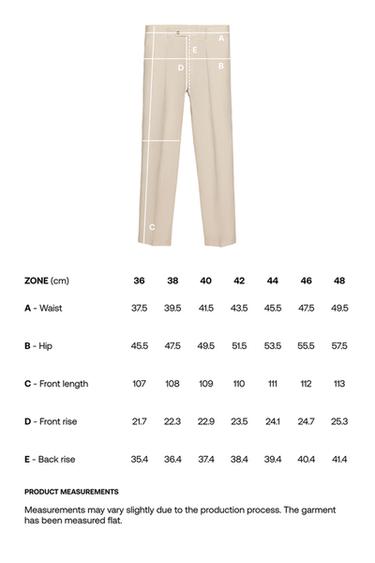 100% linen suit trousers — ECRU 9