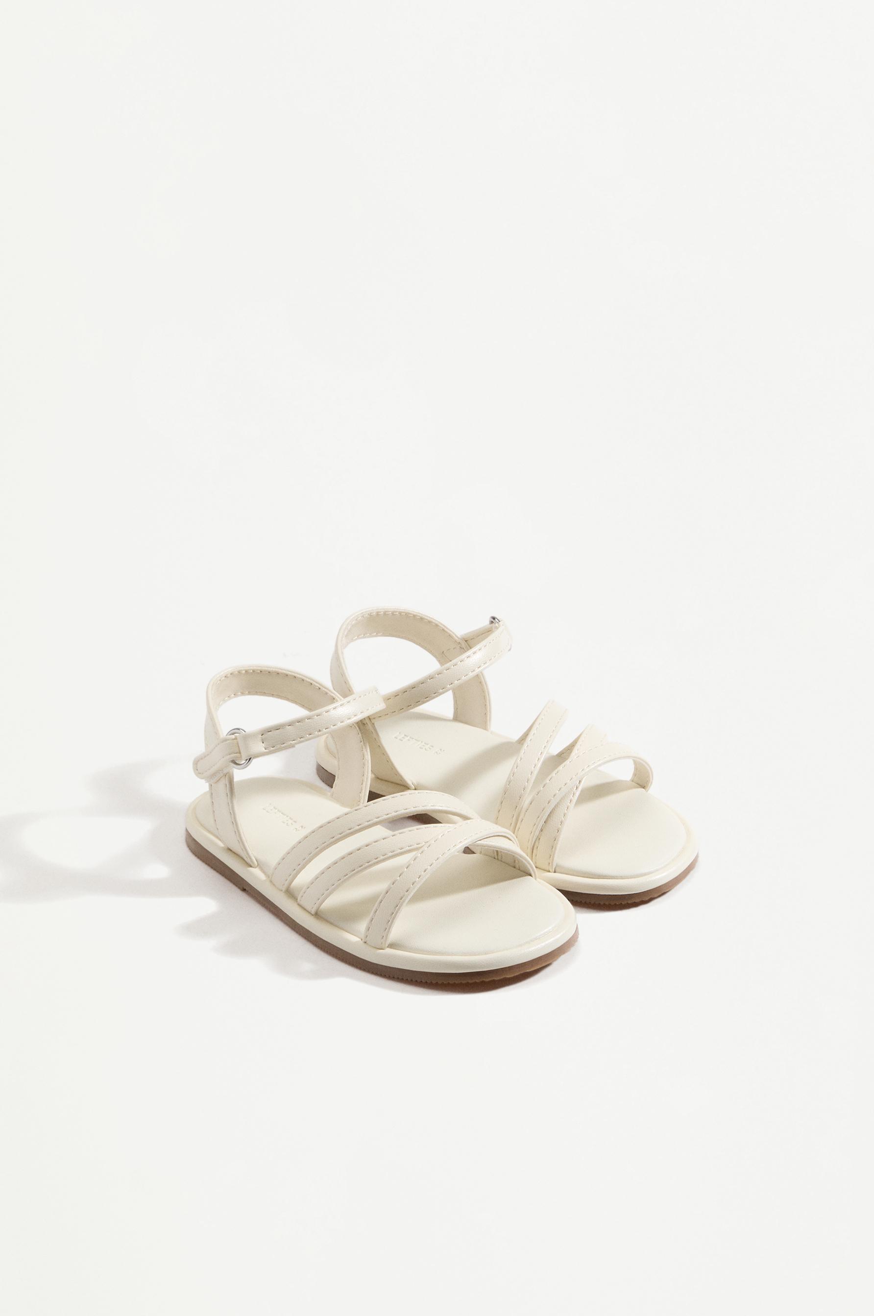 STRAPPY SANDAL — WHITE
