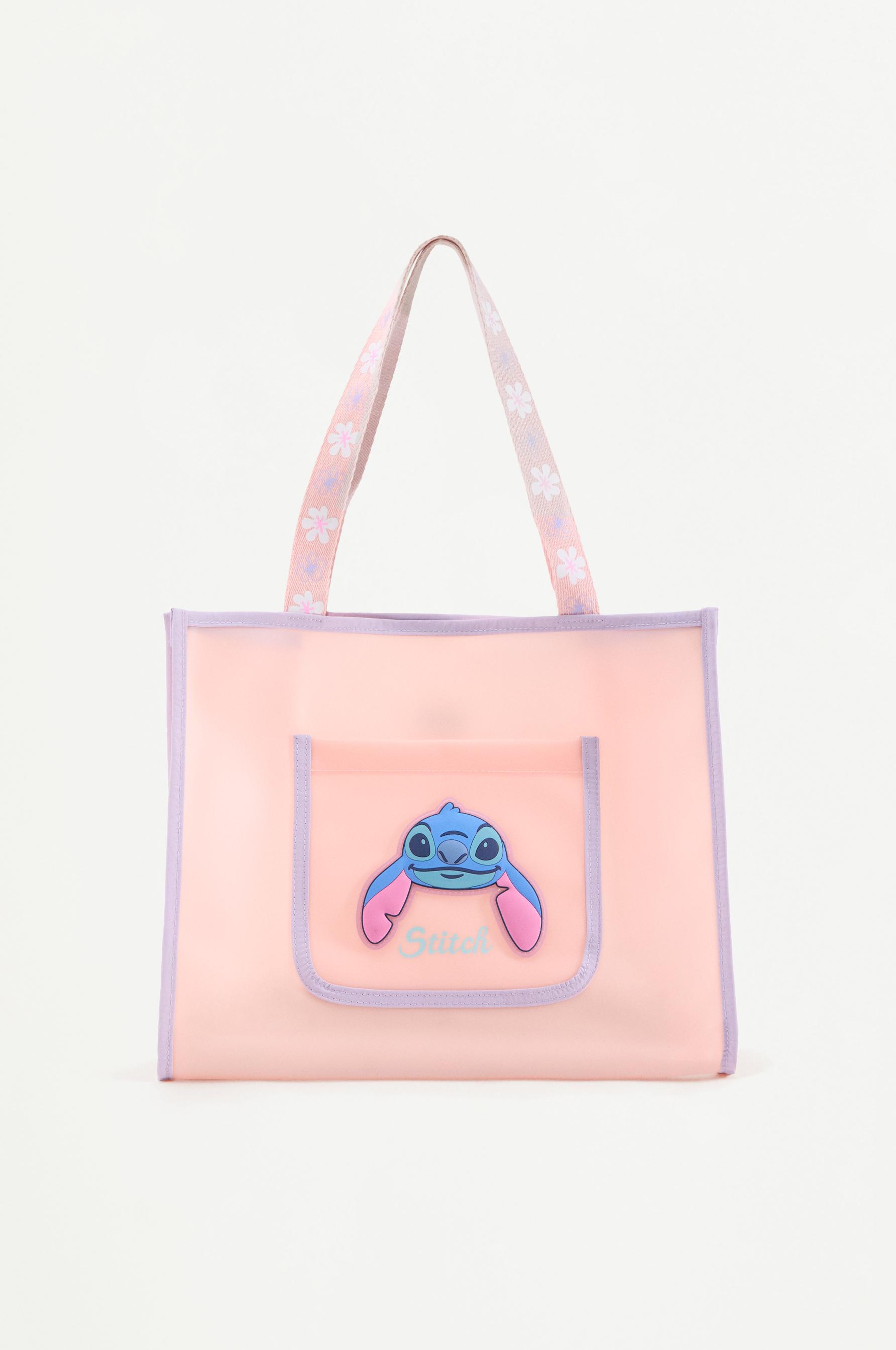 Stitch ©Disney vinyl shopper bag — ORANGE