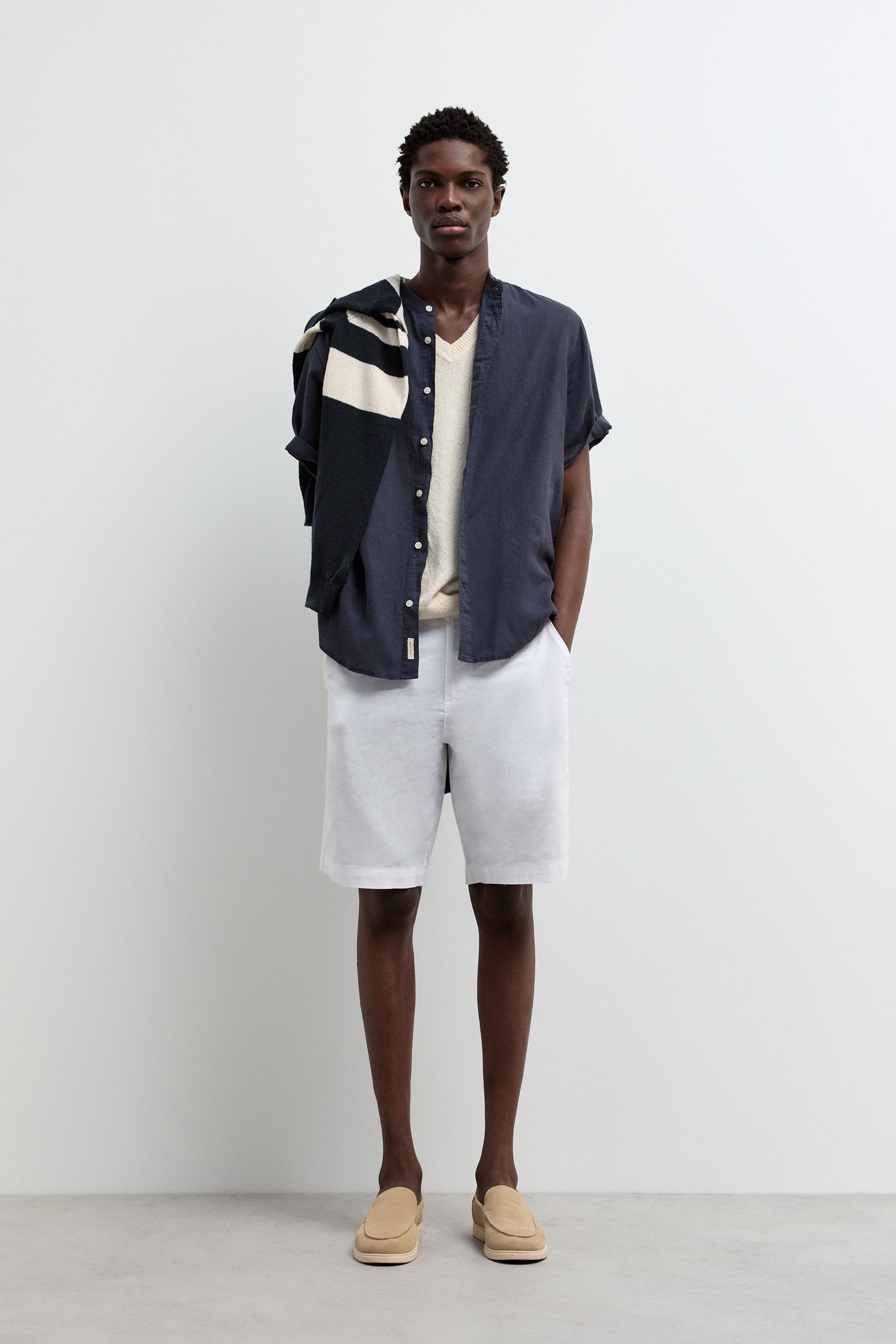 Casual leather loafers — BEIGE