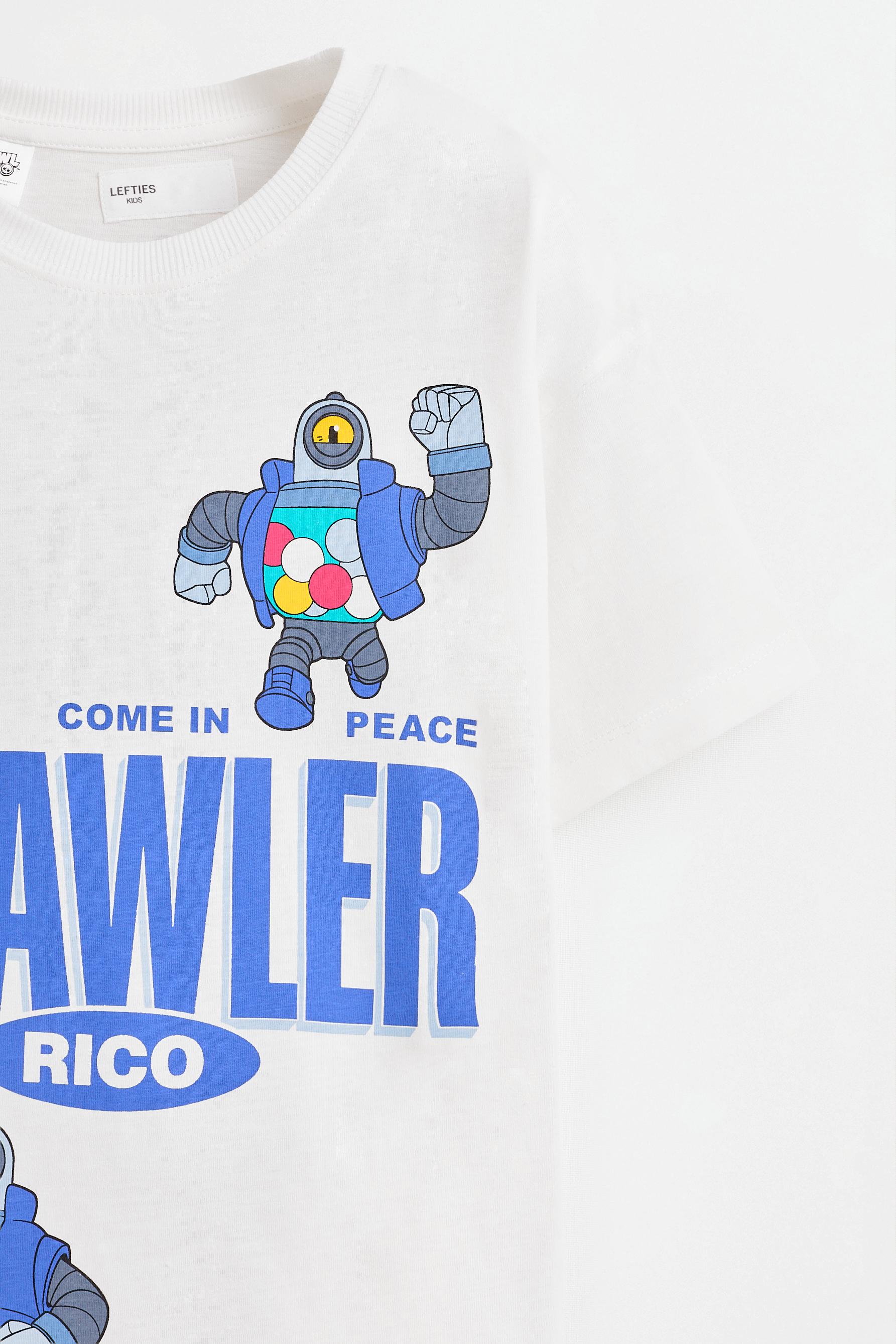 Rico Brawl Stars ©Supercell Oy T-shirt — WHITE
