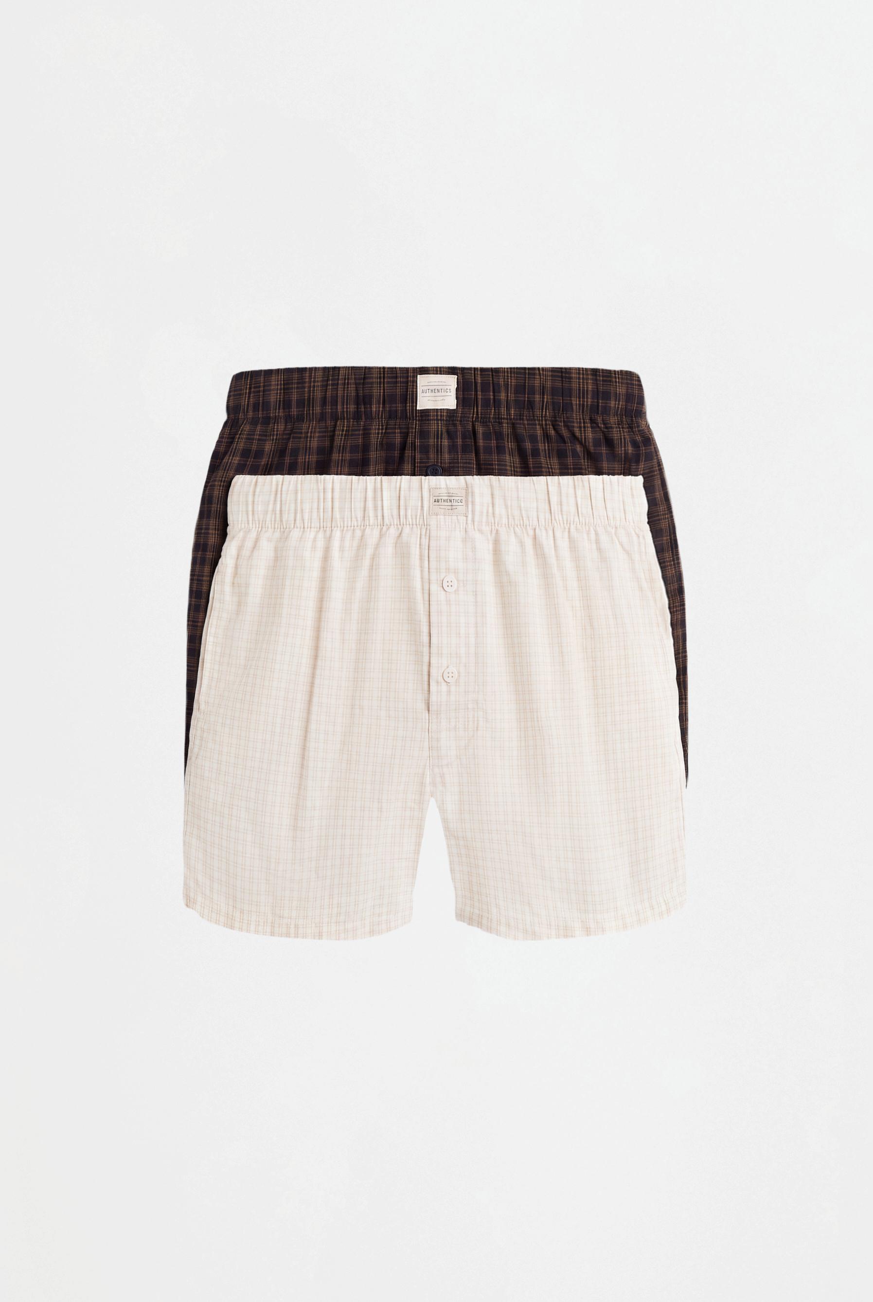 Long Boxer Shorts (2-Pack) — MEDIUM PINK