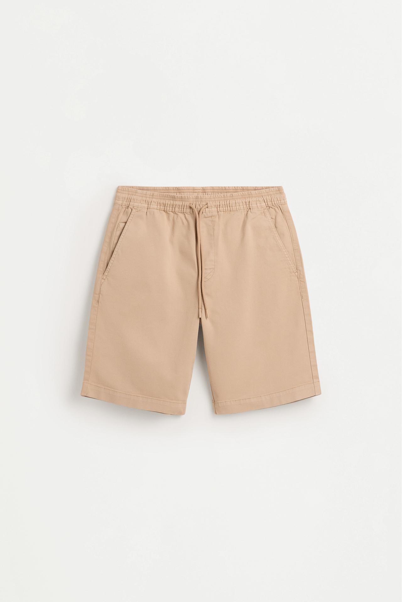 Jogger Bermuda shorts — BEIGE