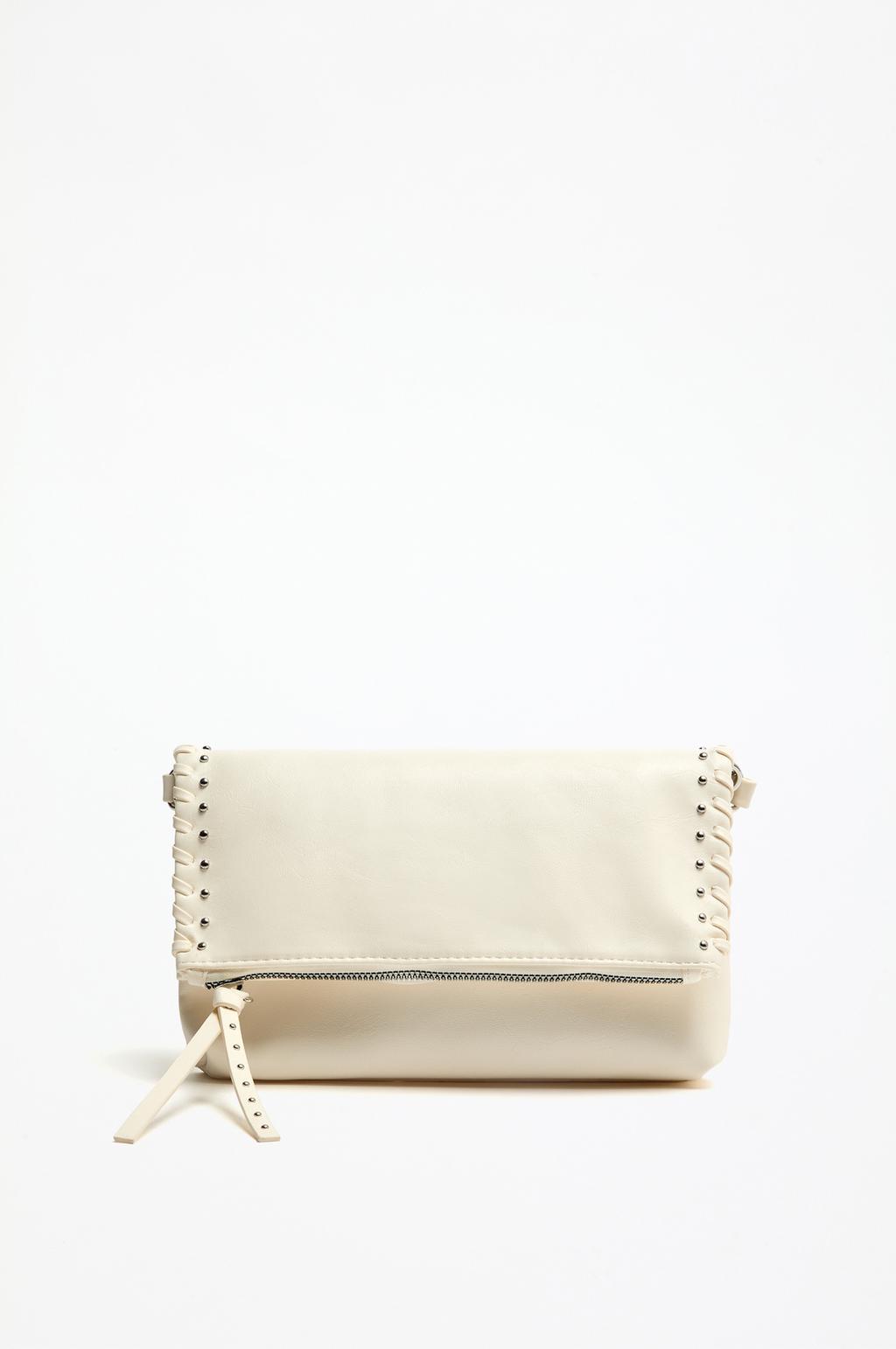 Crossbody bag with flaps