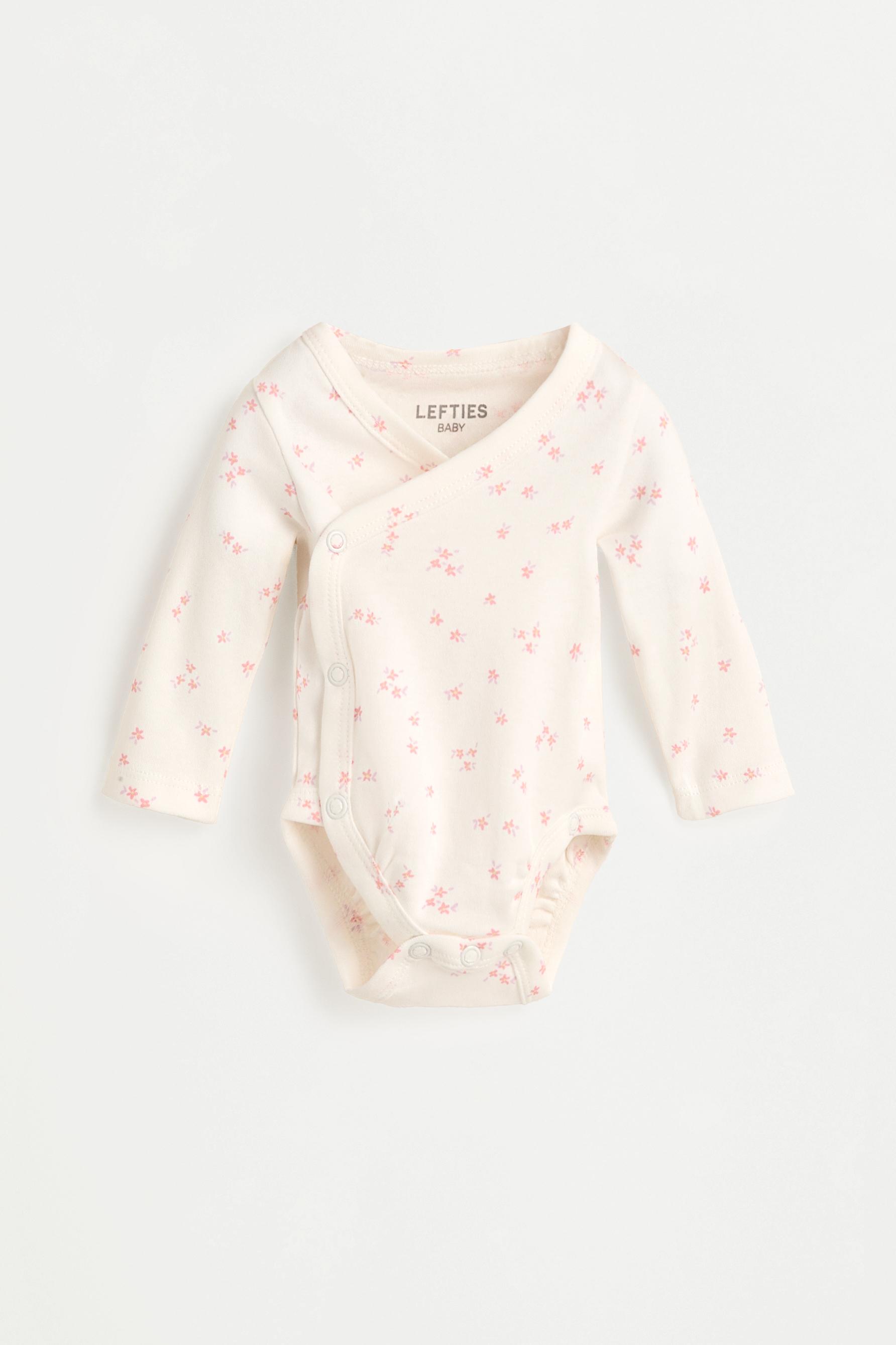 Interlock bodysuit, footed leggings and hat set — PINK