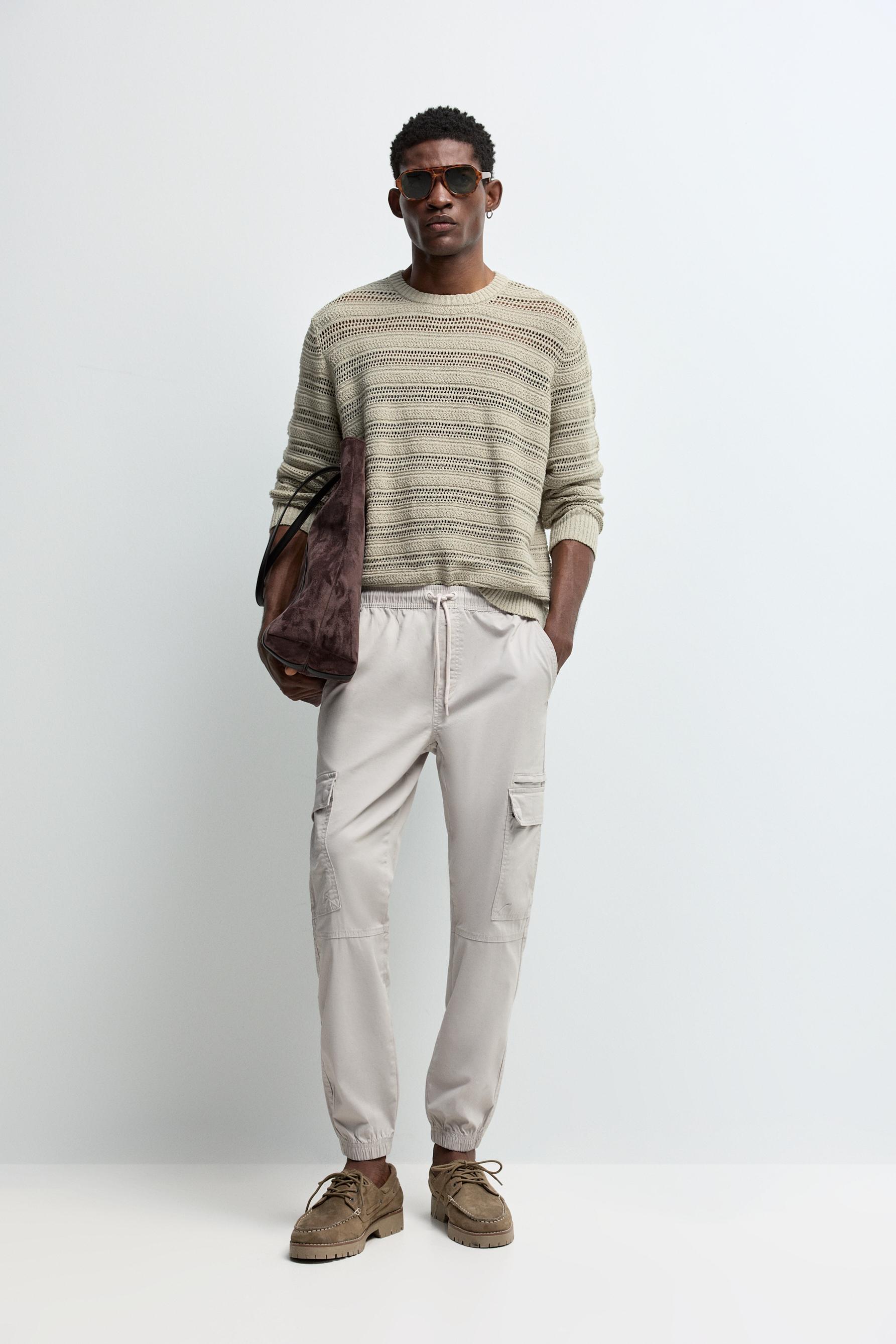 Cargo jogger trousers — GREY