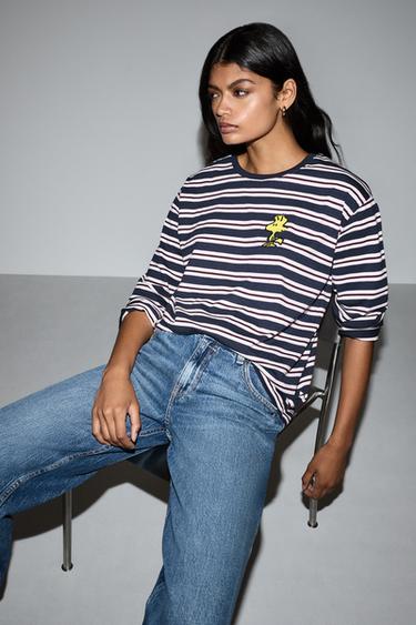 Snoopy Peanuts™ striped T-shirt — STRIPED 5