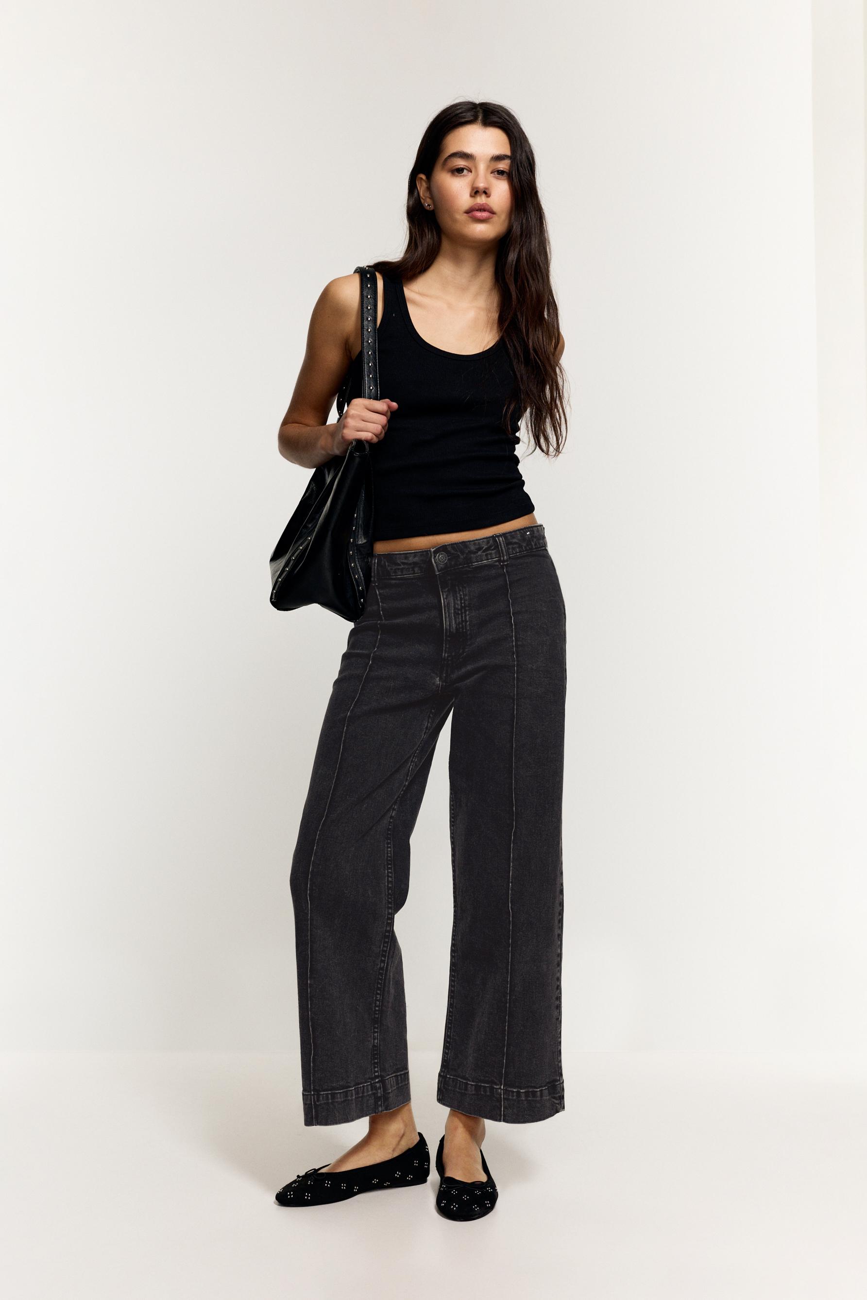 Jeans culotte nervio