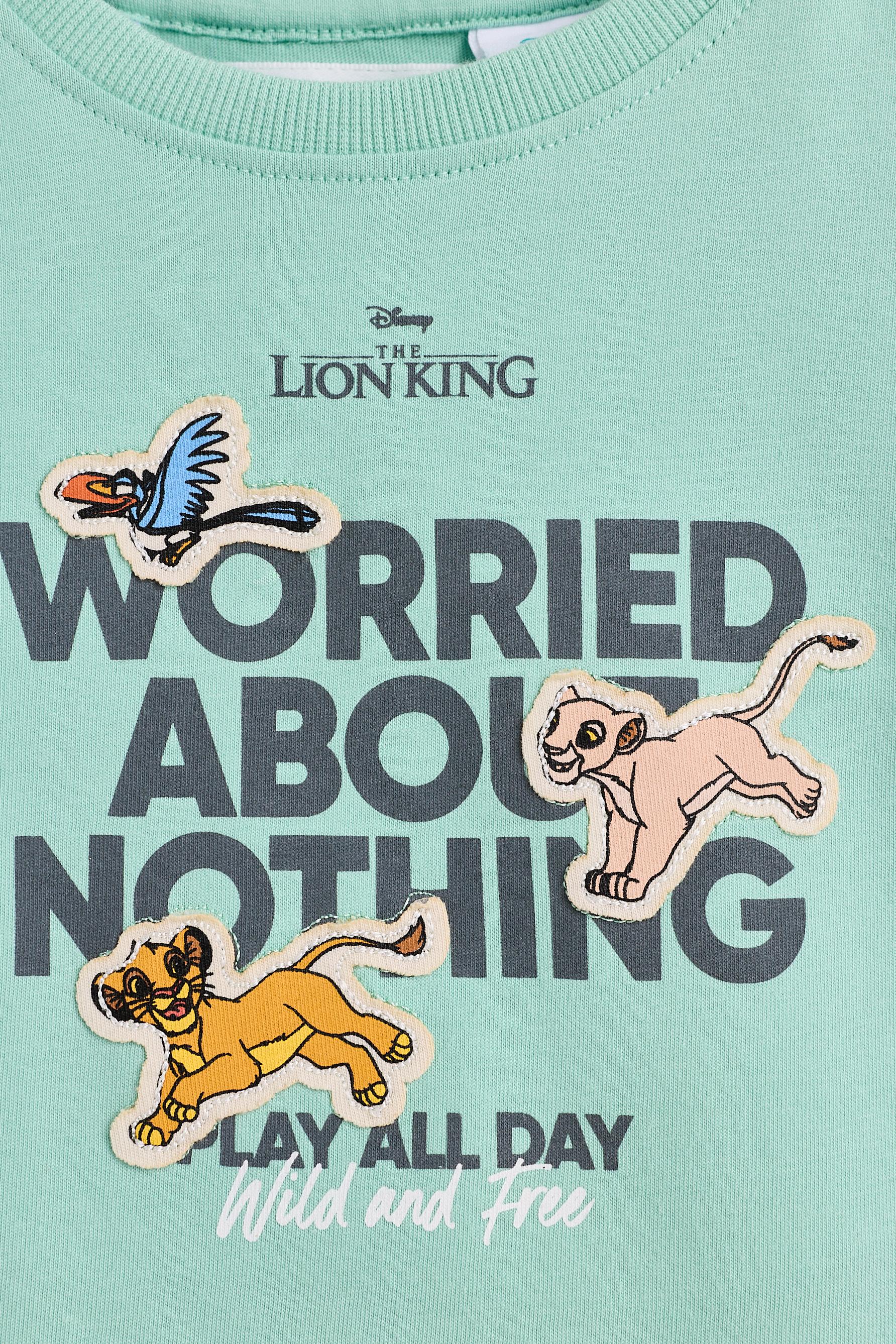 The Lion King ©Disney T-shirt and Bermuda shorts set — GREEN