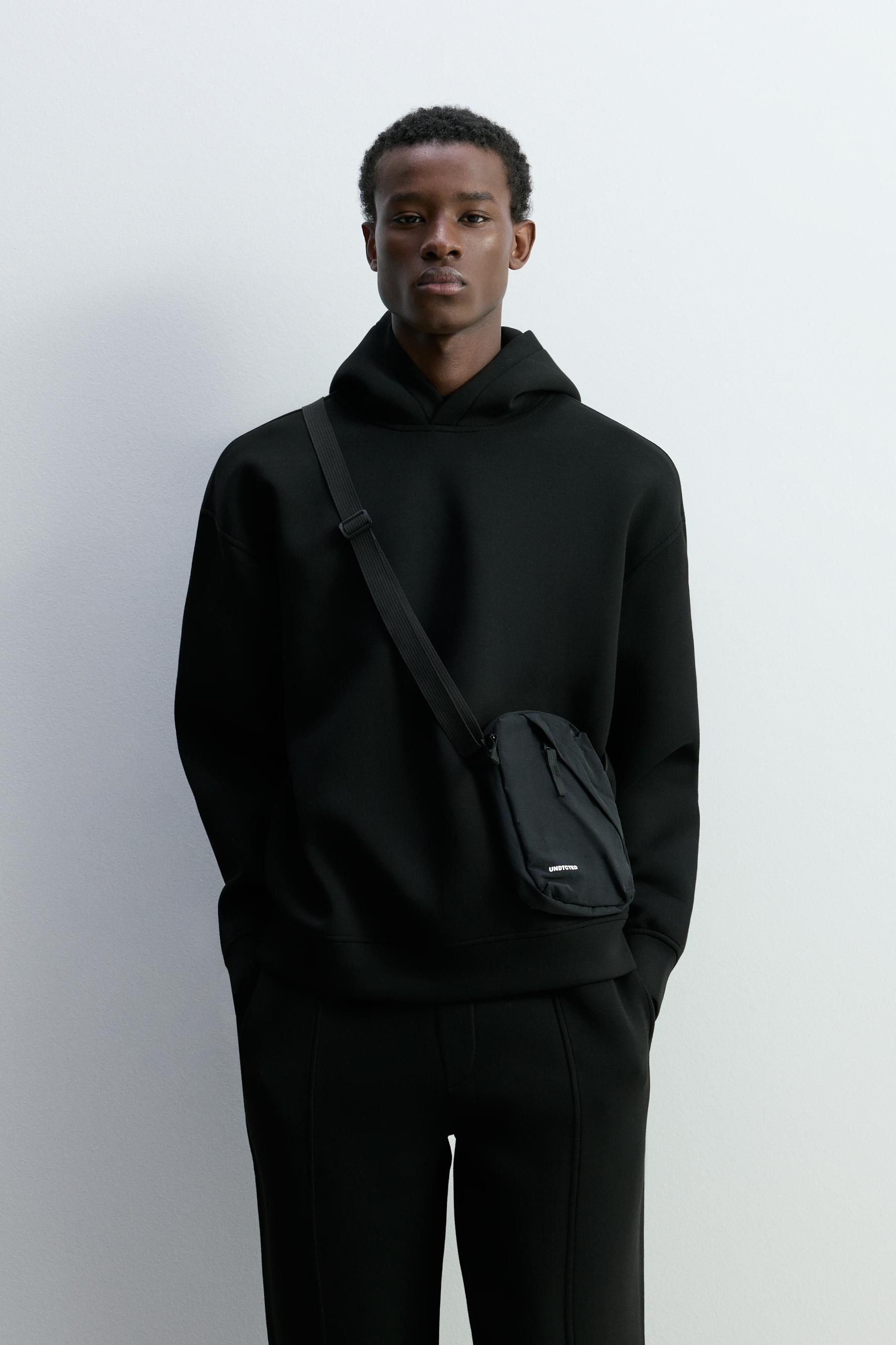 Sudadera efecto neopreno