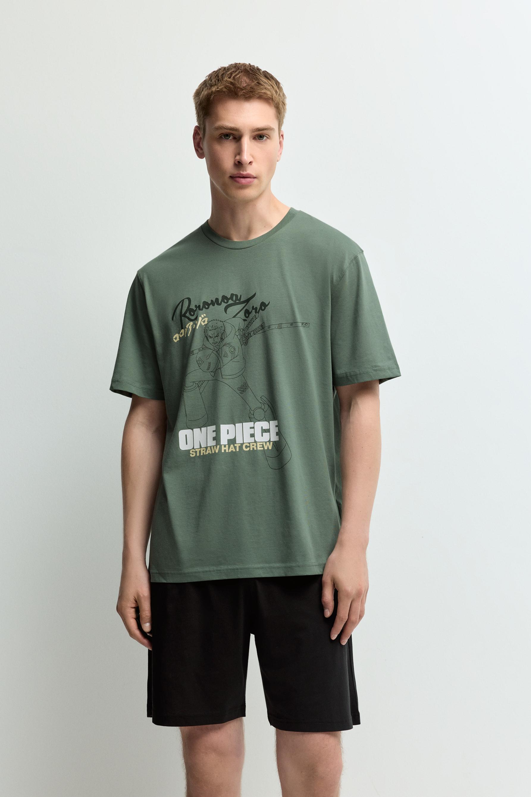 One Piece ©Bird Studio short pajamas — DARK GREEN