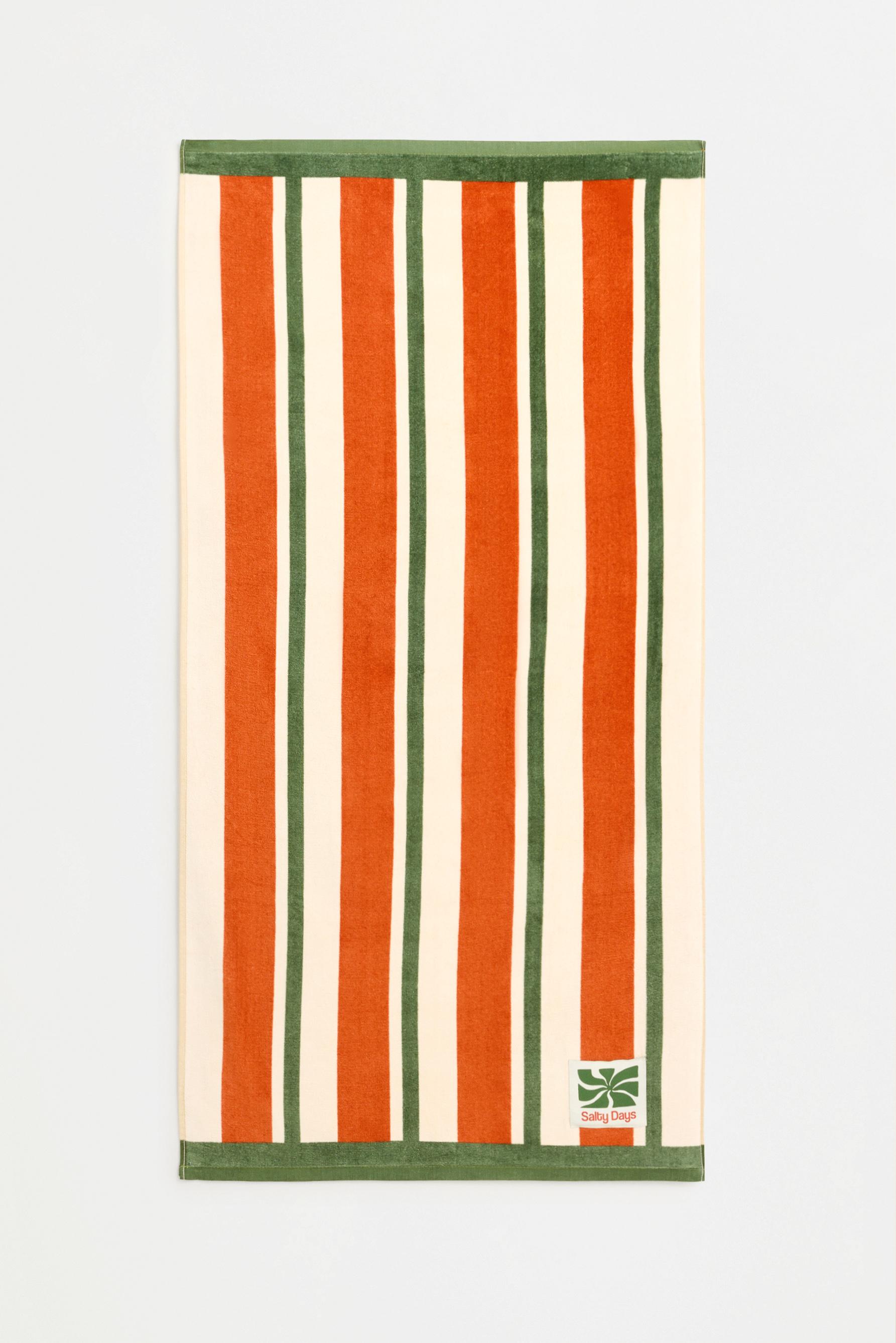 Striped towel — ECRU