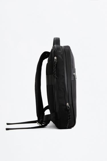 Nylon backpack — BLACK 2