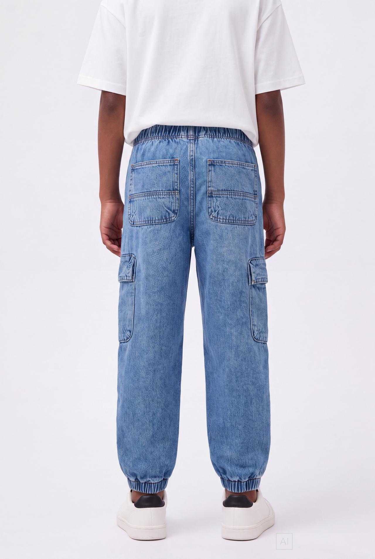 Cargo joggers — INDIGO