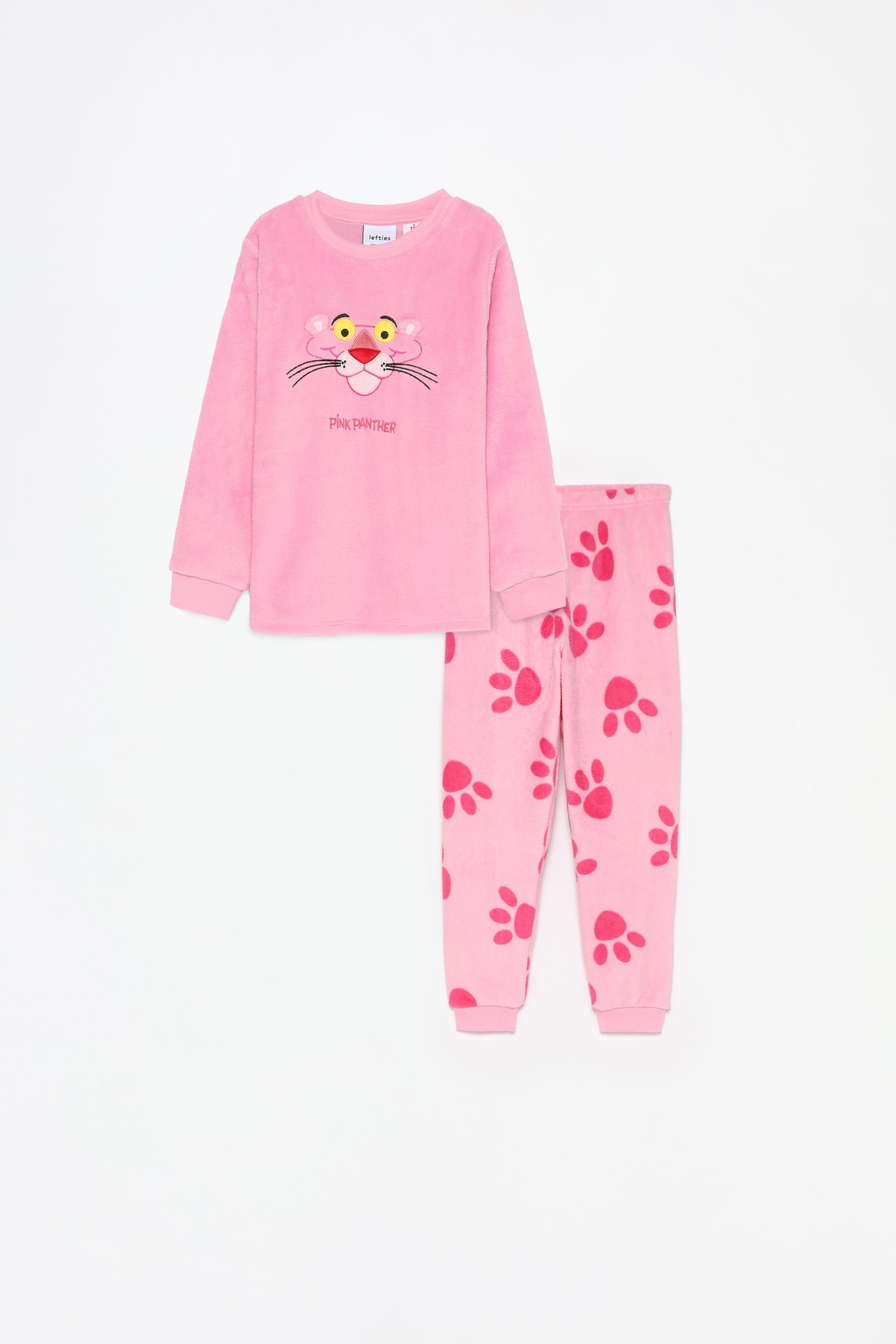 Faux fur Pink Panther pyjamas