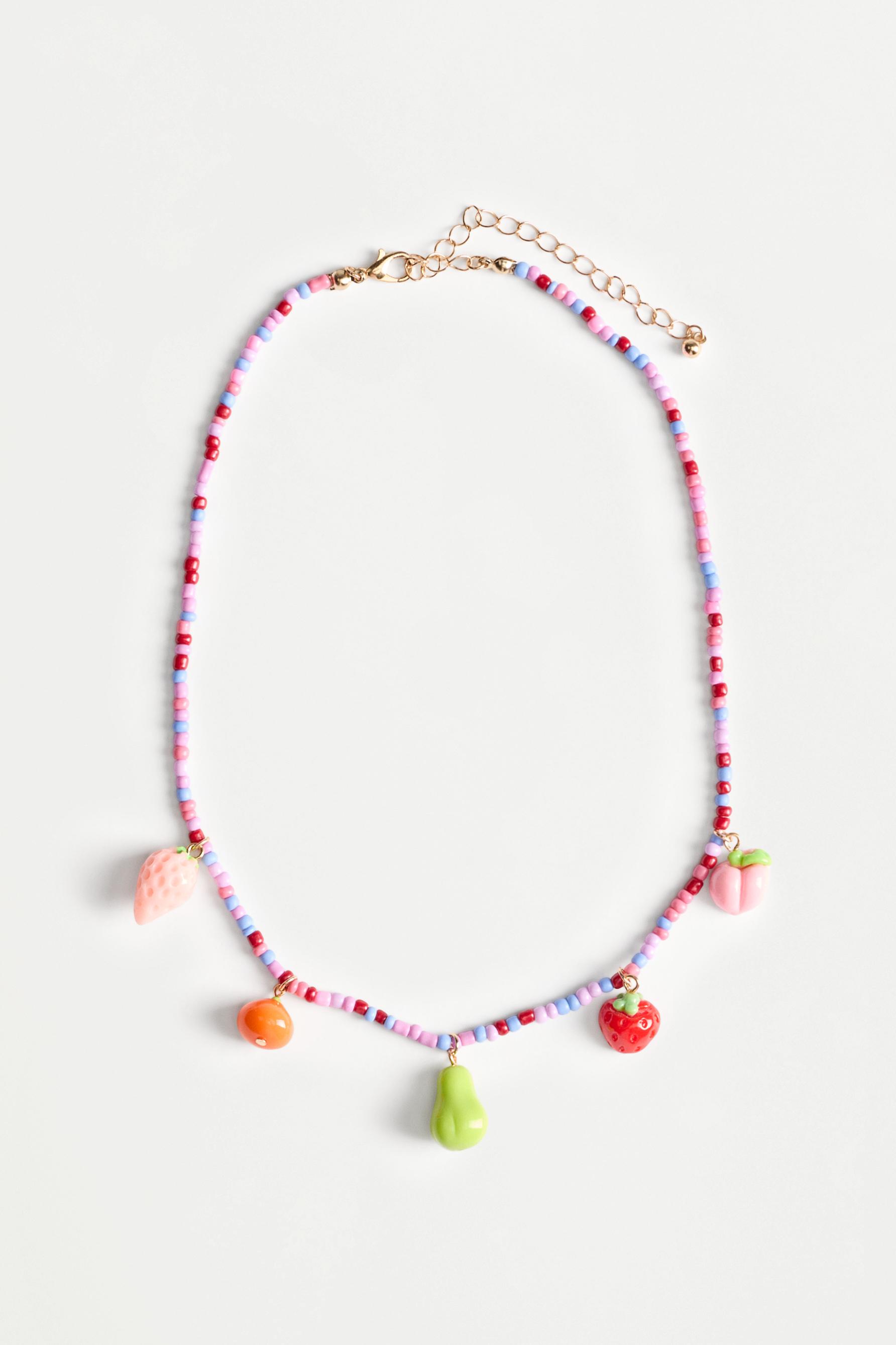 Fruit charm necklace — VARIOUS