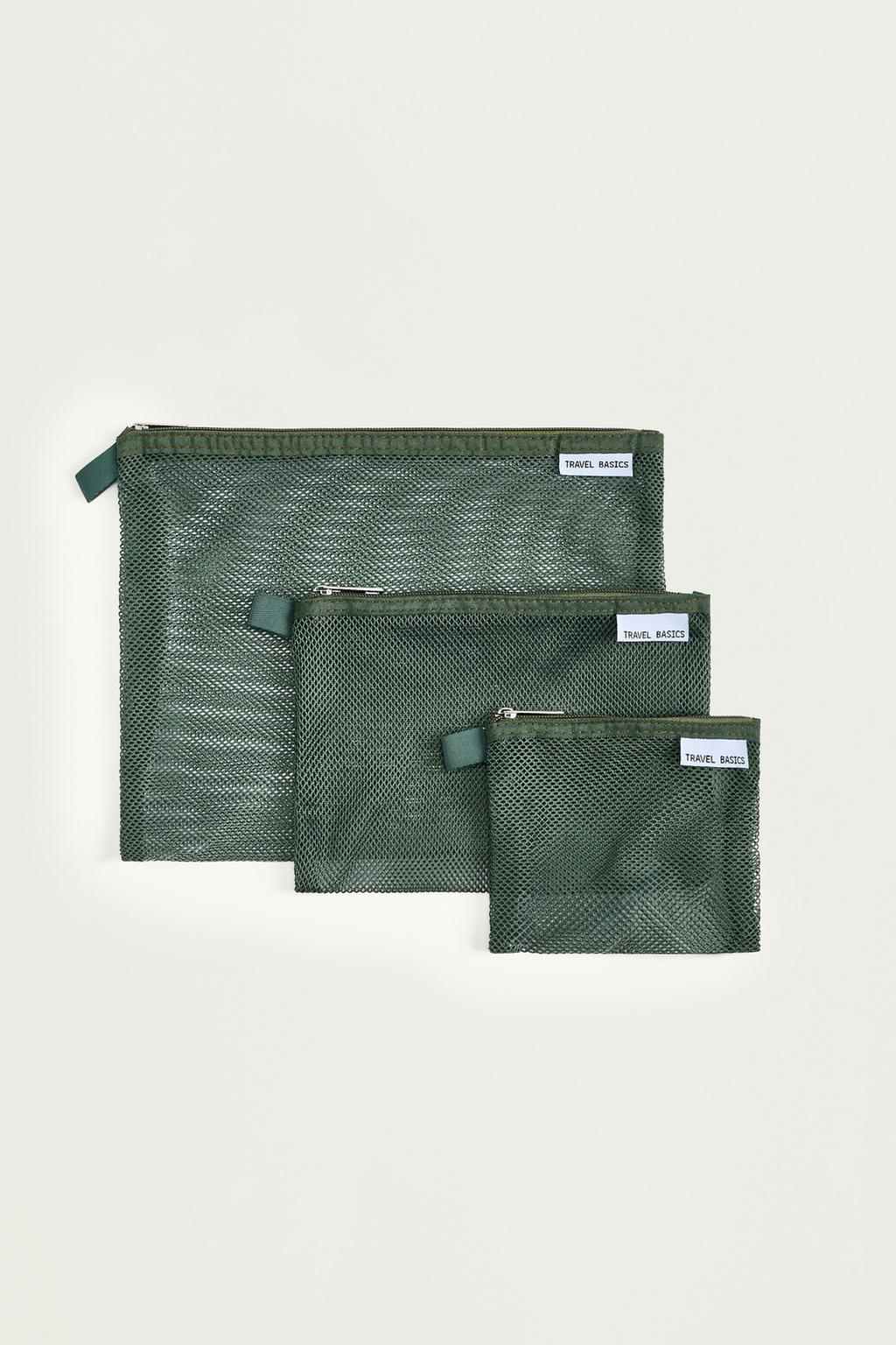 Pack of 3 mesh bags