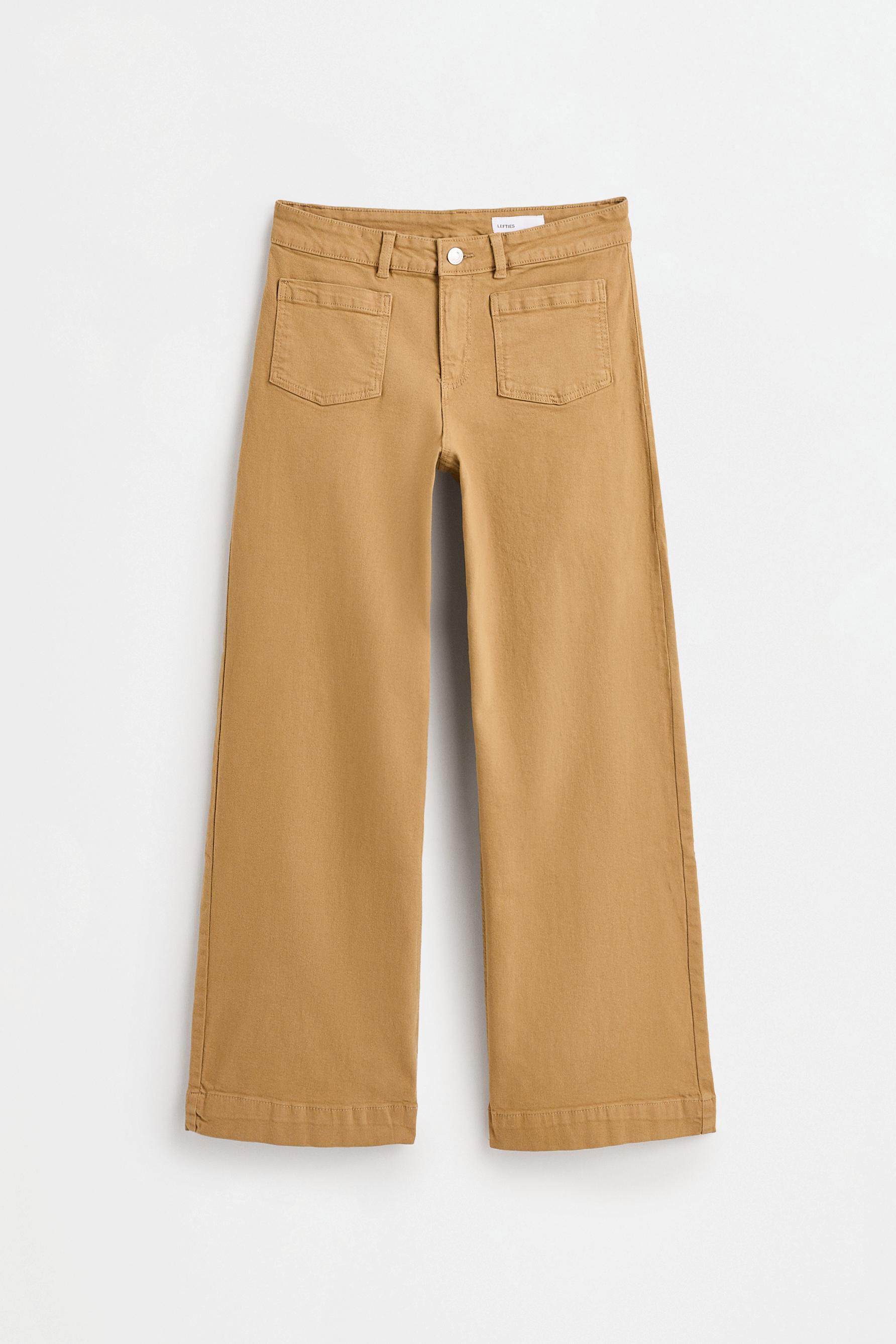 Culotte pocket jeans — MUSTARD