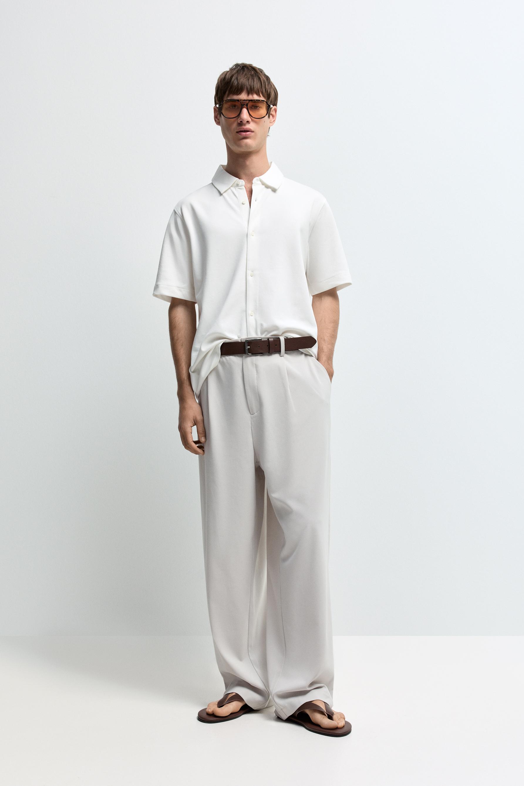 Interlock shirt — OFF WHITE