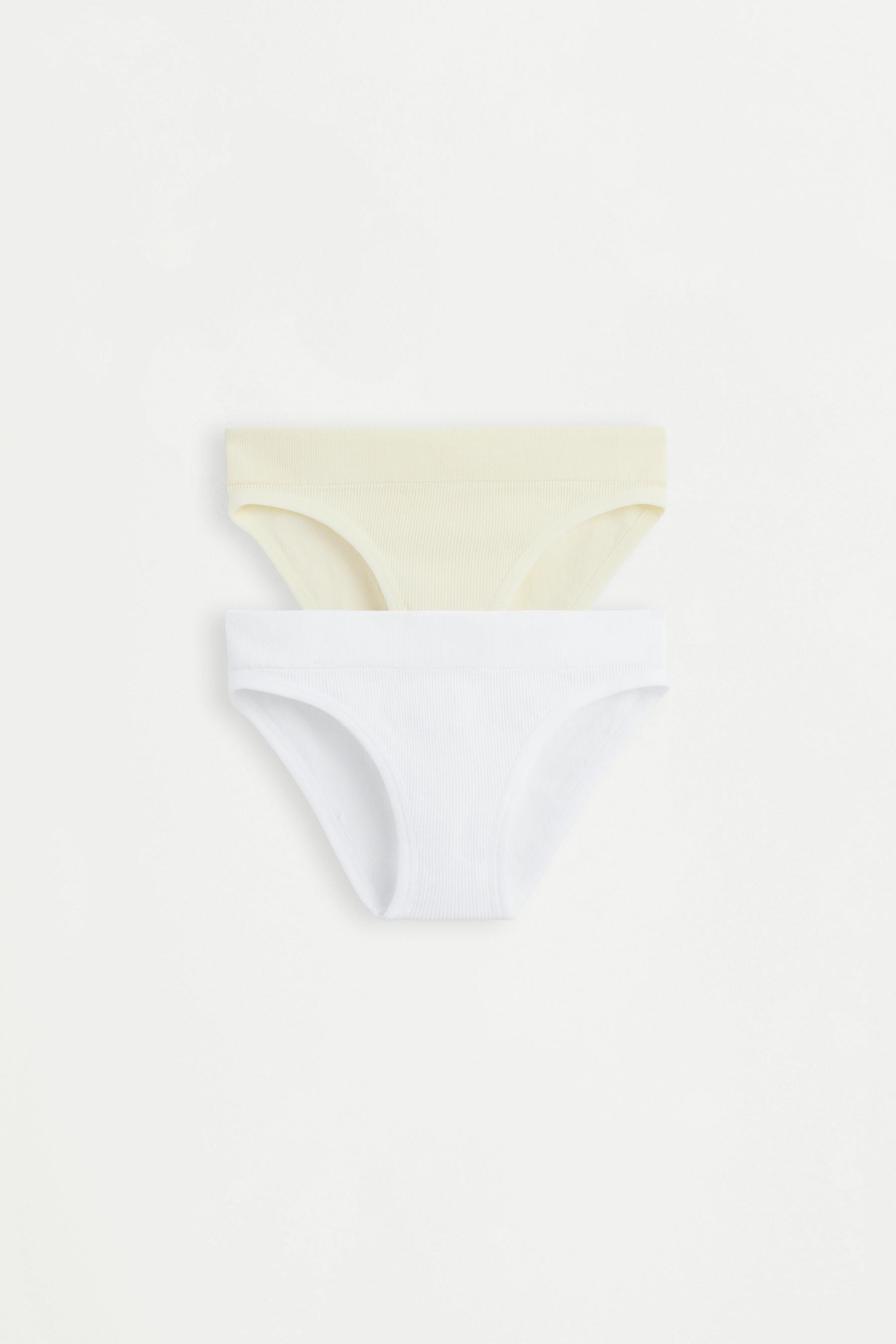 Seamless Briefs (Pack of 2) — PALE YELLOW