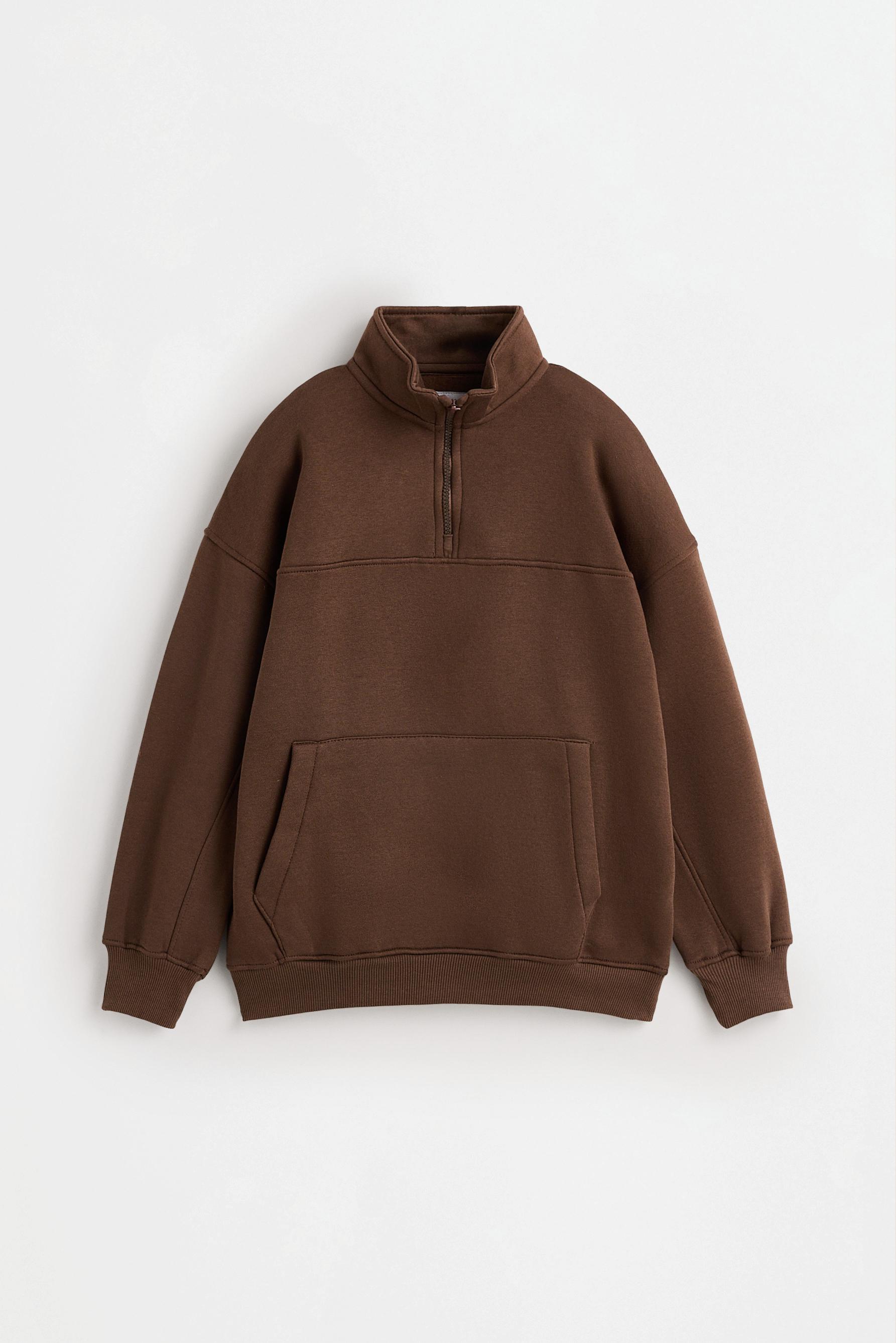 Sudadera cuello subido