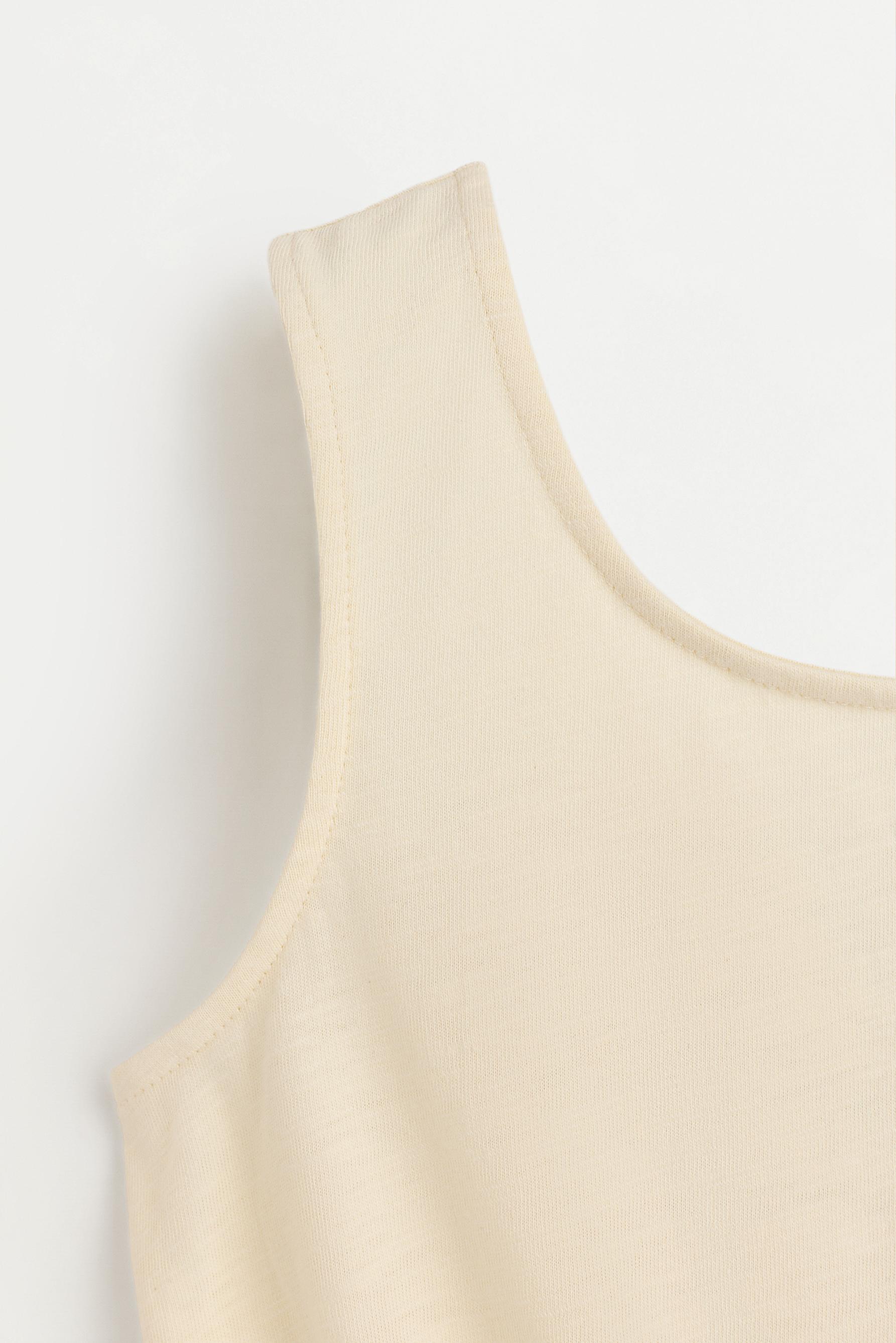 Plain short playsuit — YELLOW