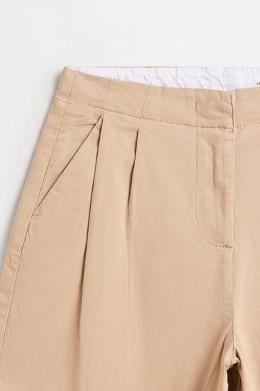 Cargo barrel trousers — BEIGE 3