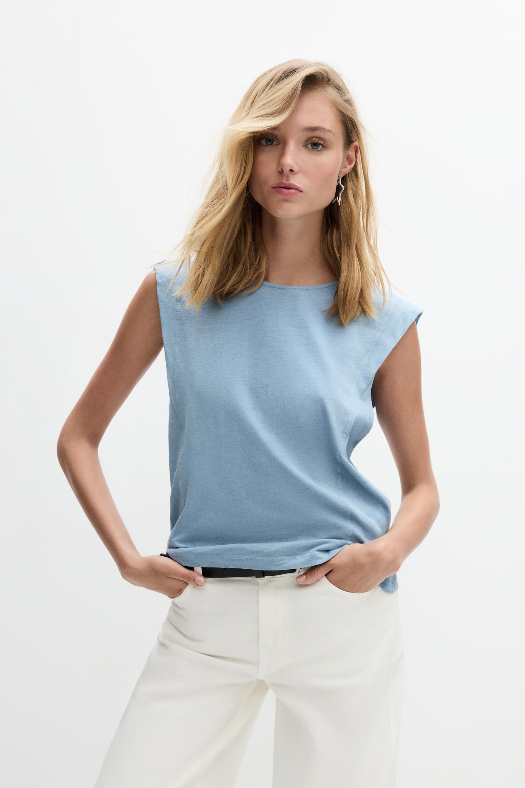 Camiseta efecto lavado