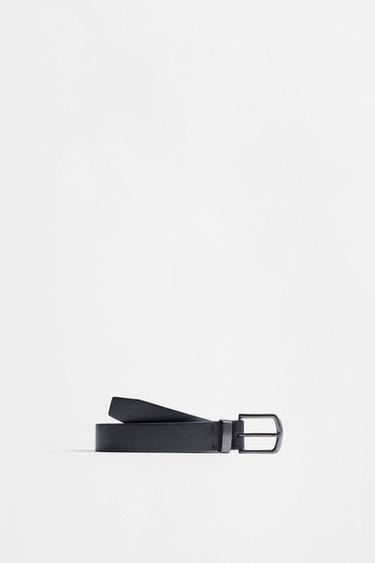Leather-effect belt — BLACK 2