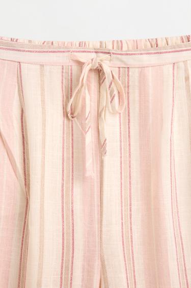 Rustic wide-leg trousers — MEDIUM PINK 7
