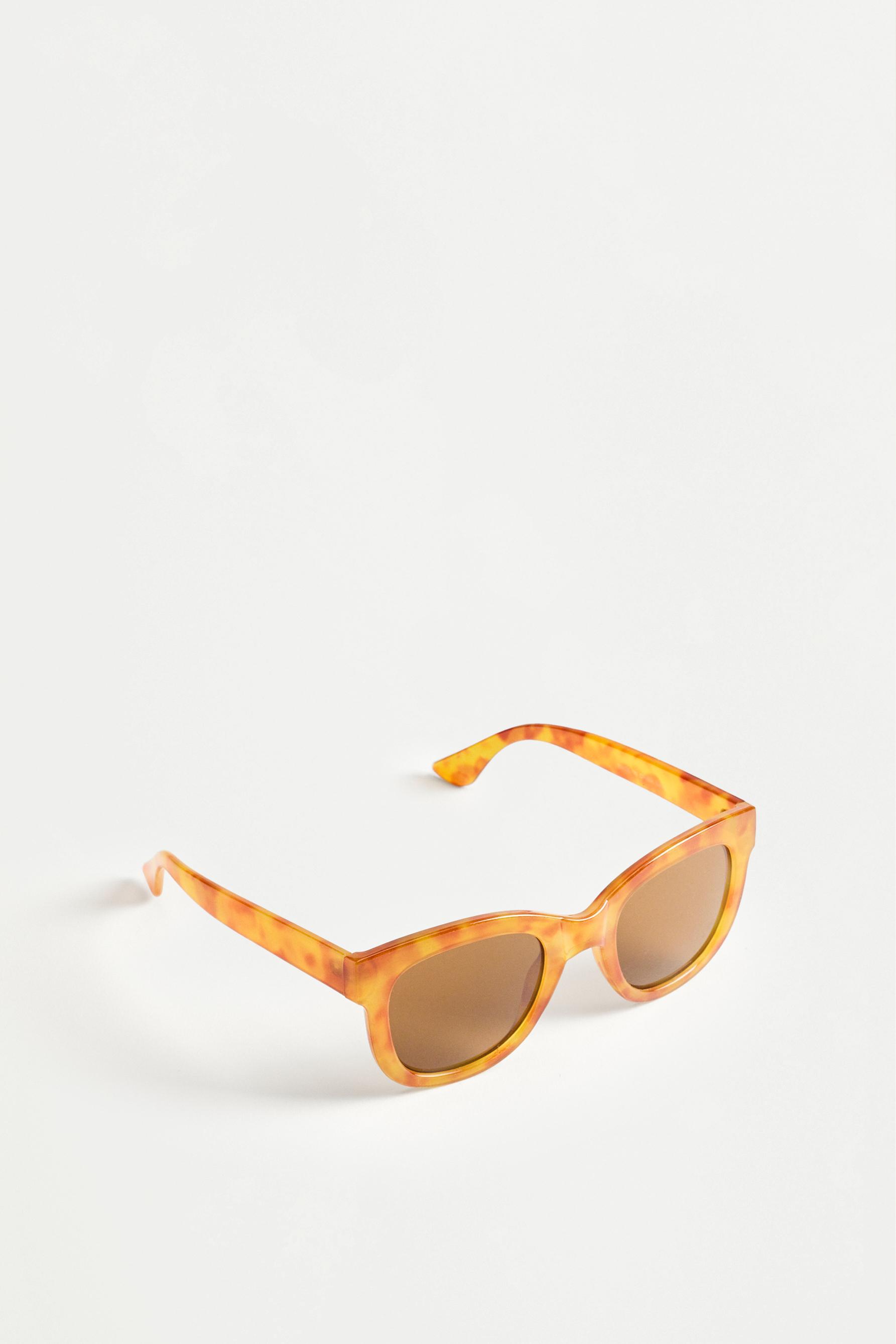 Oversized square sunglasses — PALE BROWN