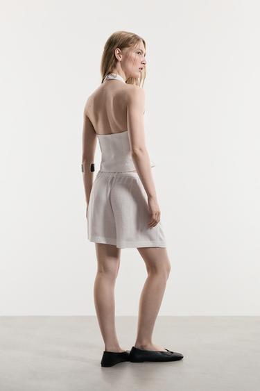 Rustic Bermuda shorts — WHITE 4
